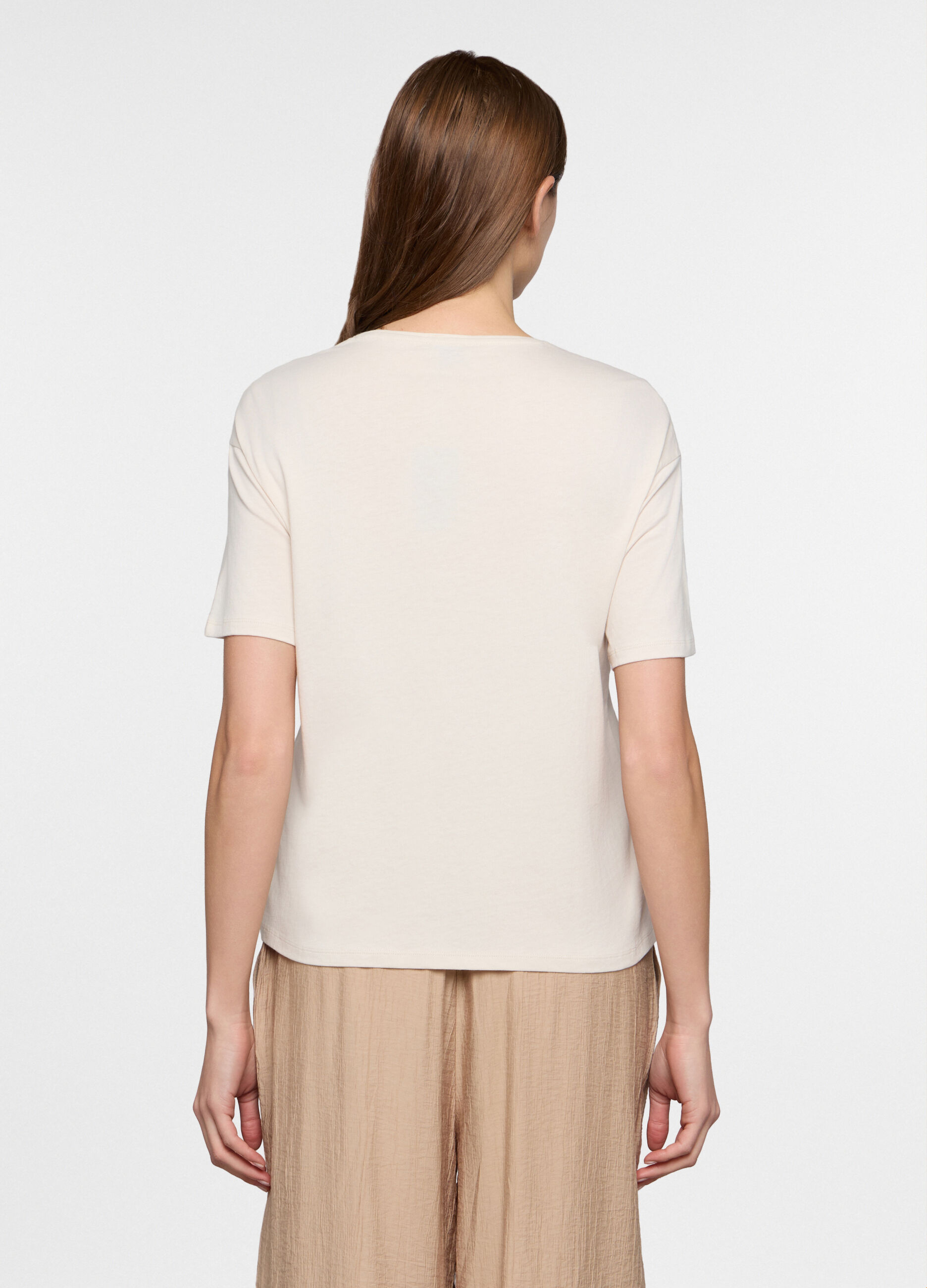 T-shirt girocollo donna _1