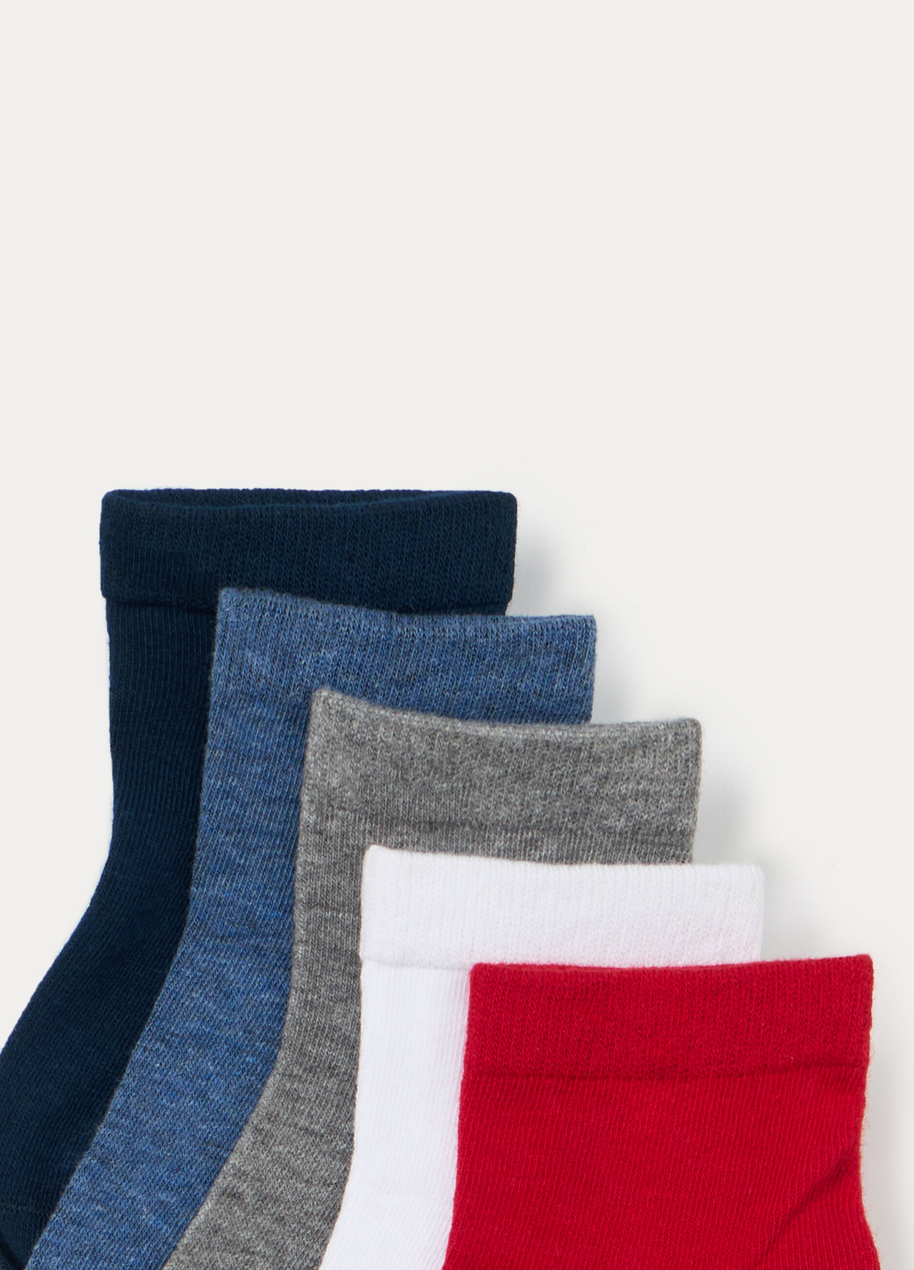 Pack 5 calze corte misto cotone_2
