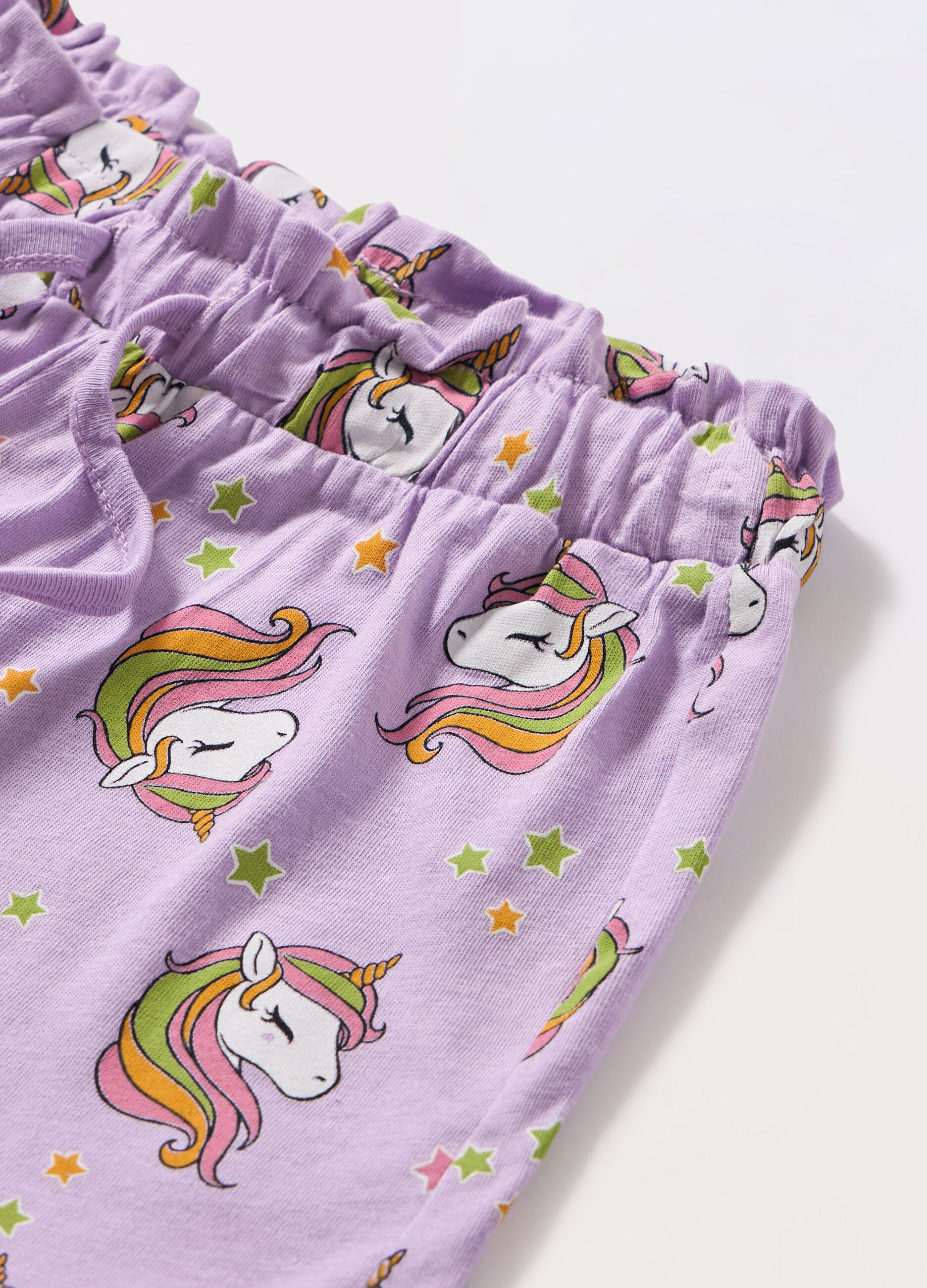 Shorts in jersey di puro cotone bambina_1