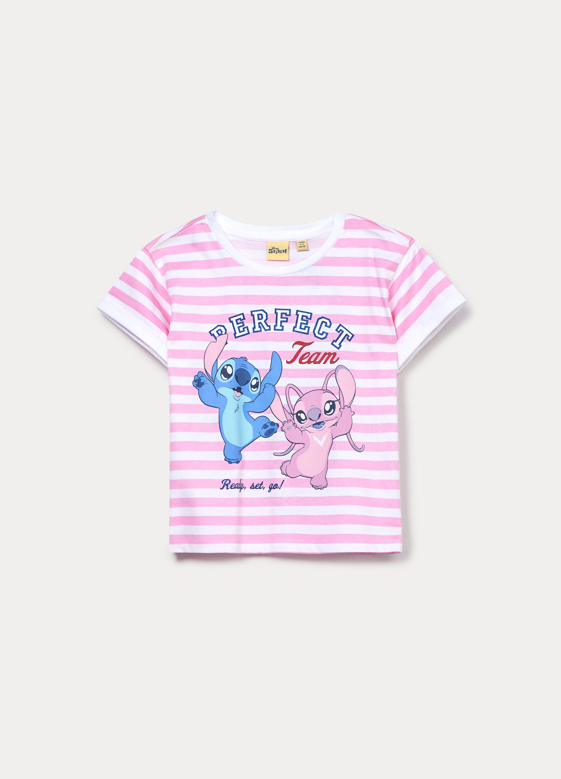 T-shirt girocollo Disney in jersey bambina_0