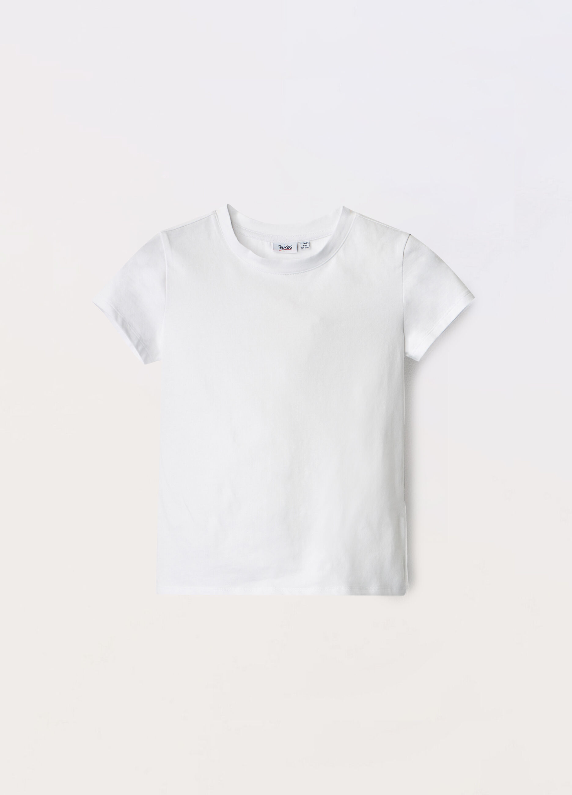 T-shirt in jersey di cotone stretch ragazza_0