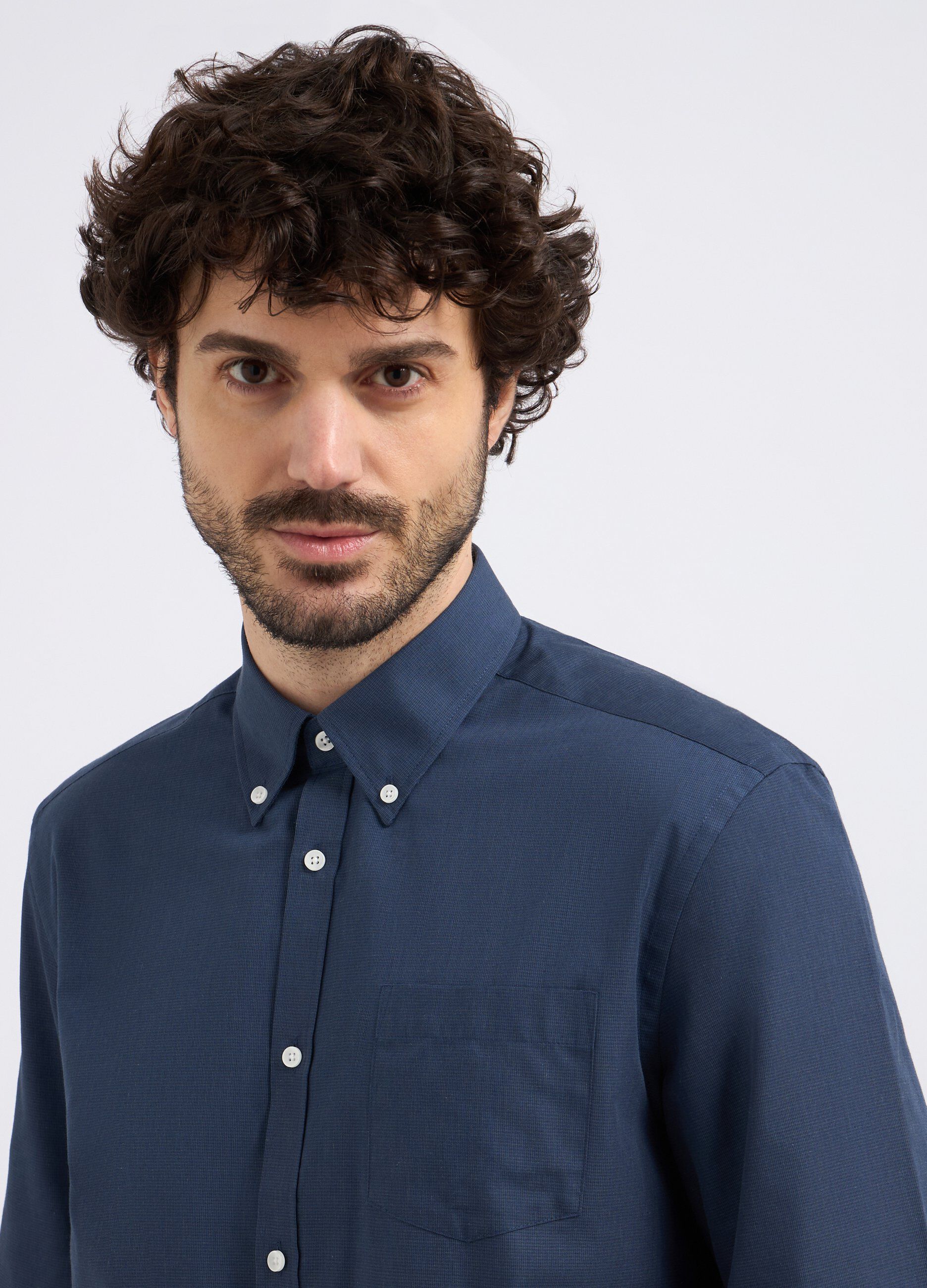 Camicia a micro quadri uomo_2