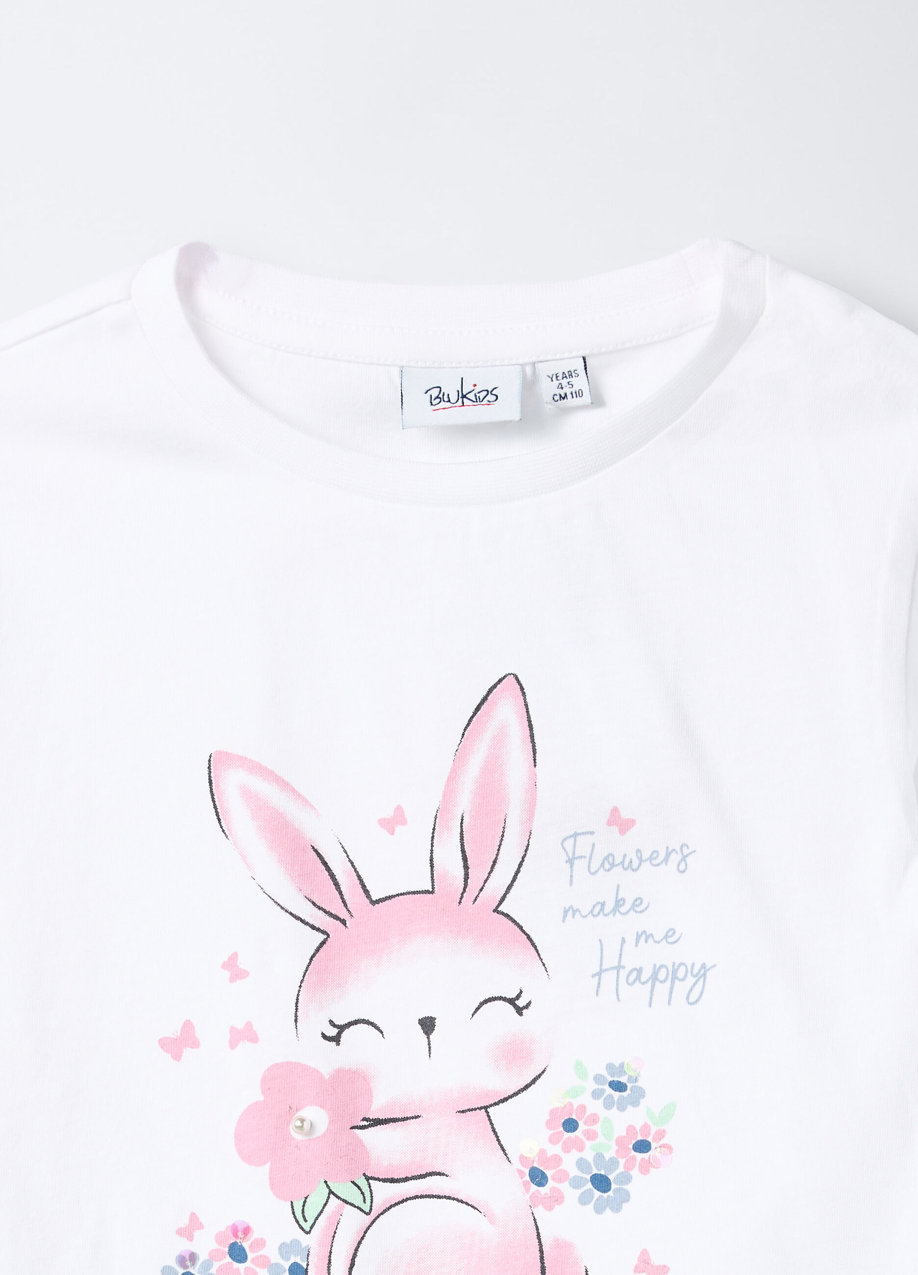 T-shirt in jersey di puro cotone bambina_2