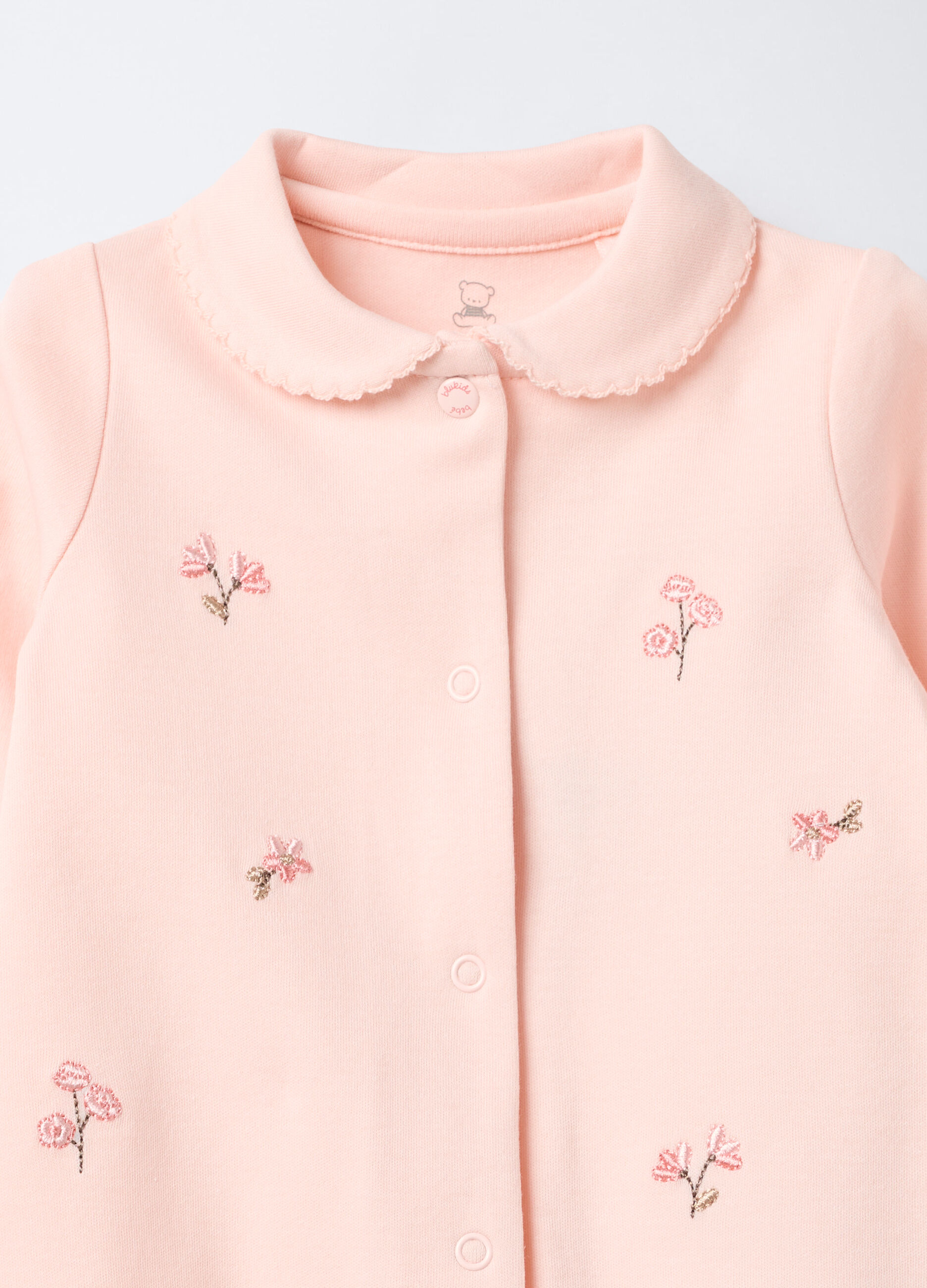 Tutina in interlock di puro cotone neonata
