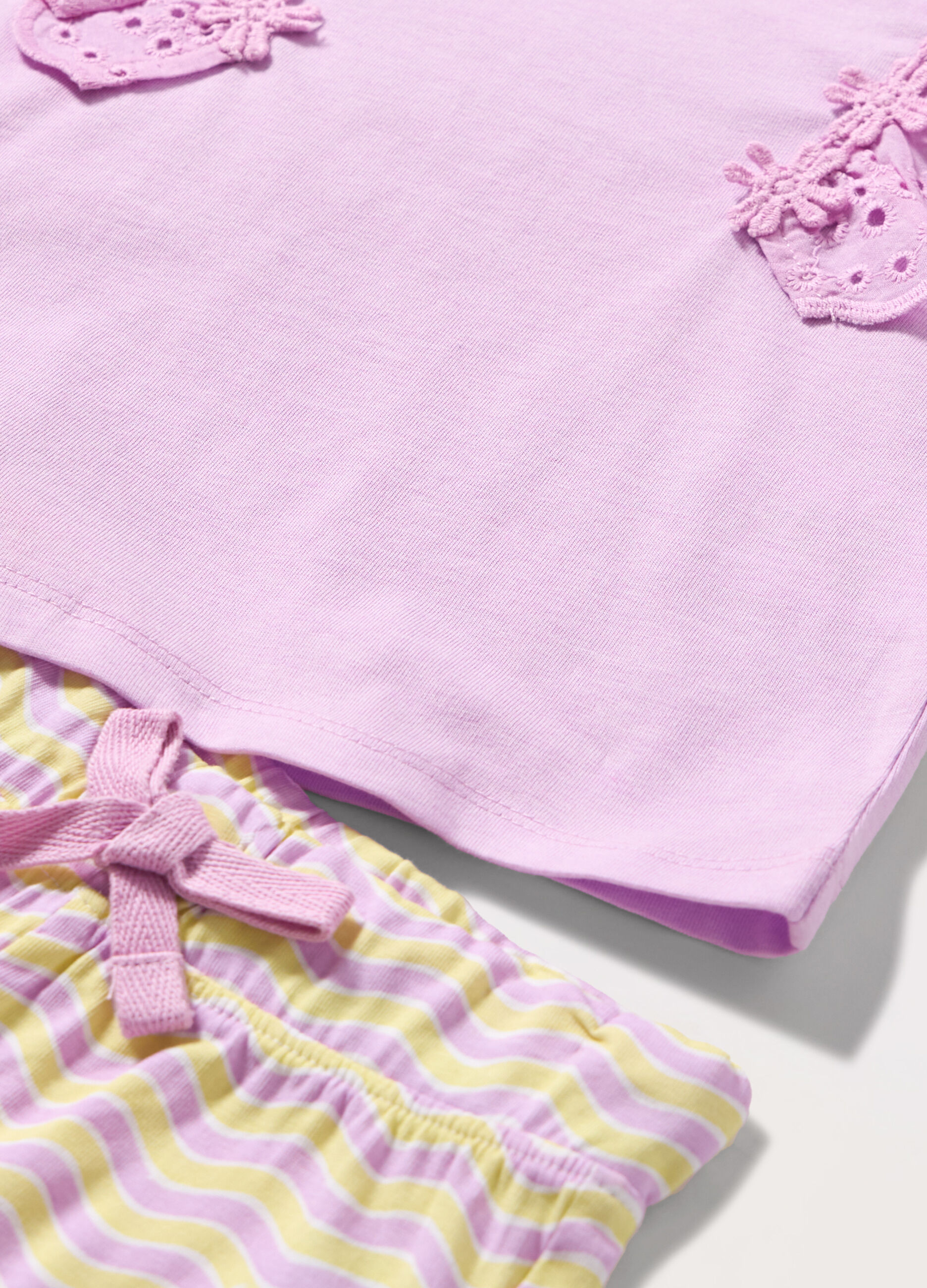 Jogging set in misto cotone composto neonata_1