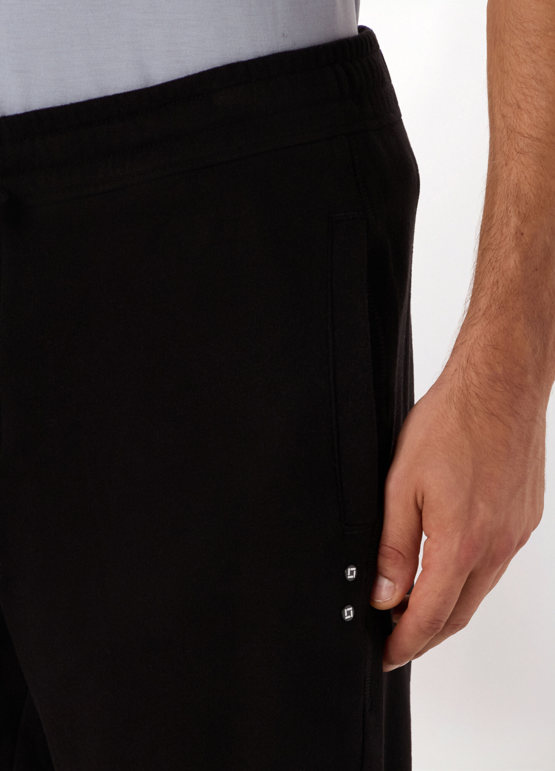 Jogger slim in puro cotone uomo_2