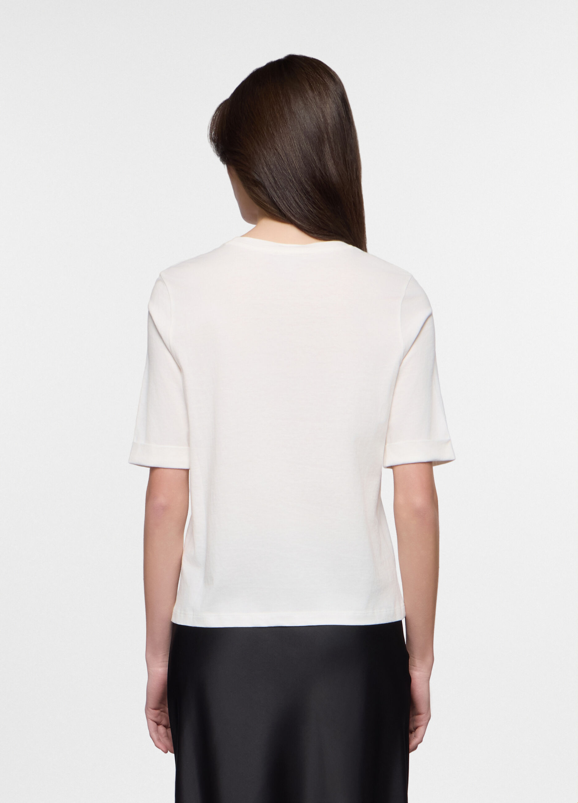 T-shirt girocollo donna_1