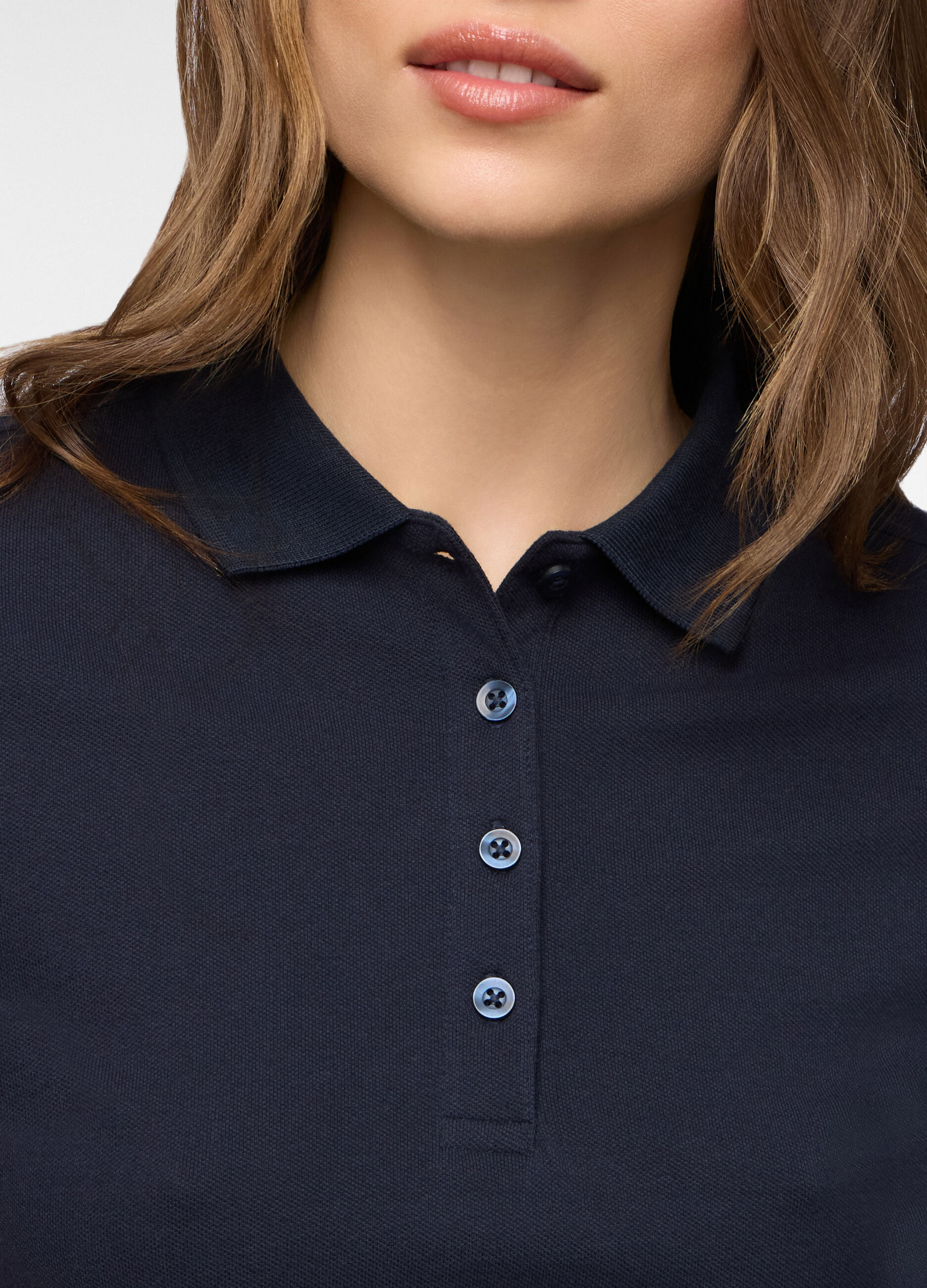 Polo piquet stretch donna