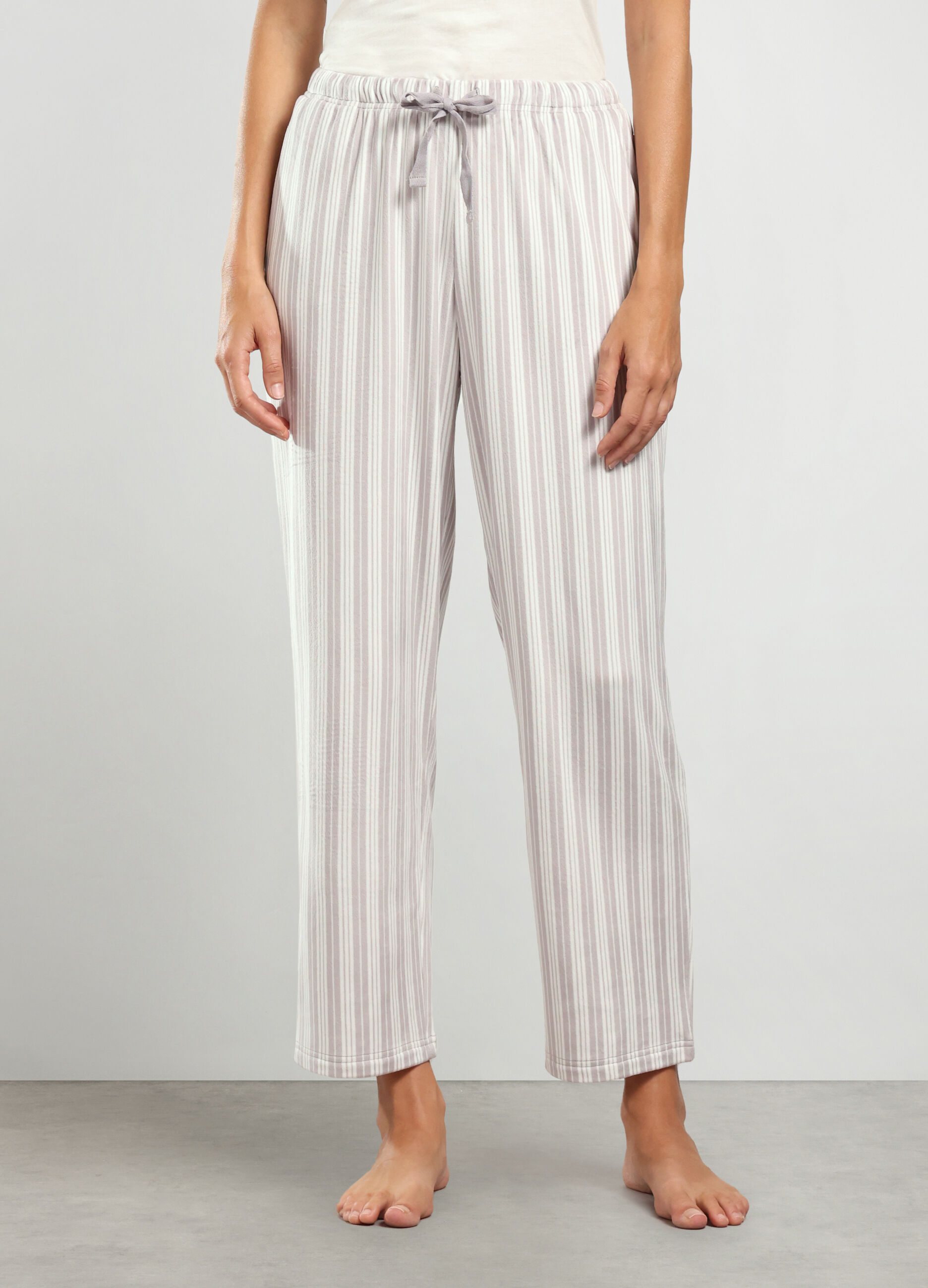Pantaloni pigiama velour donna_0