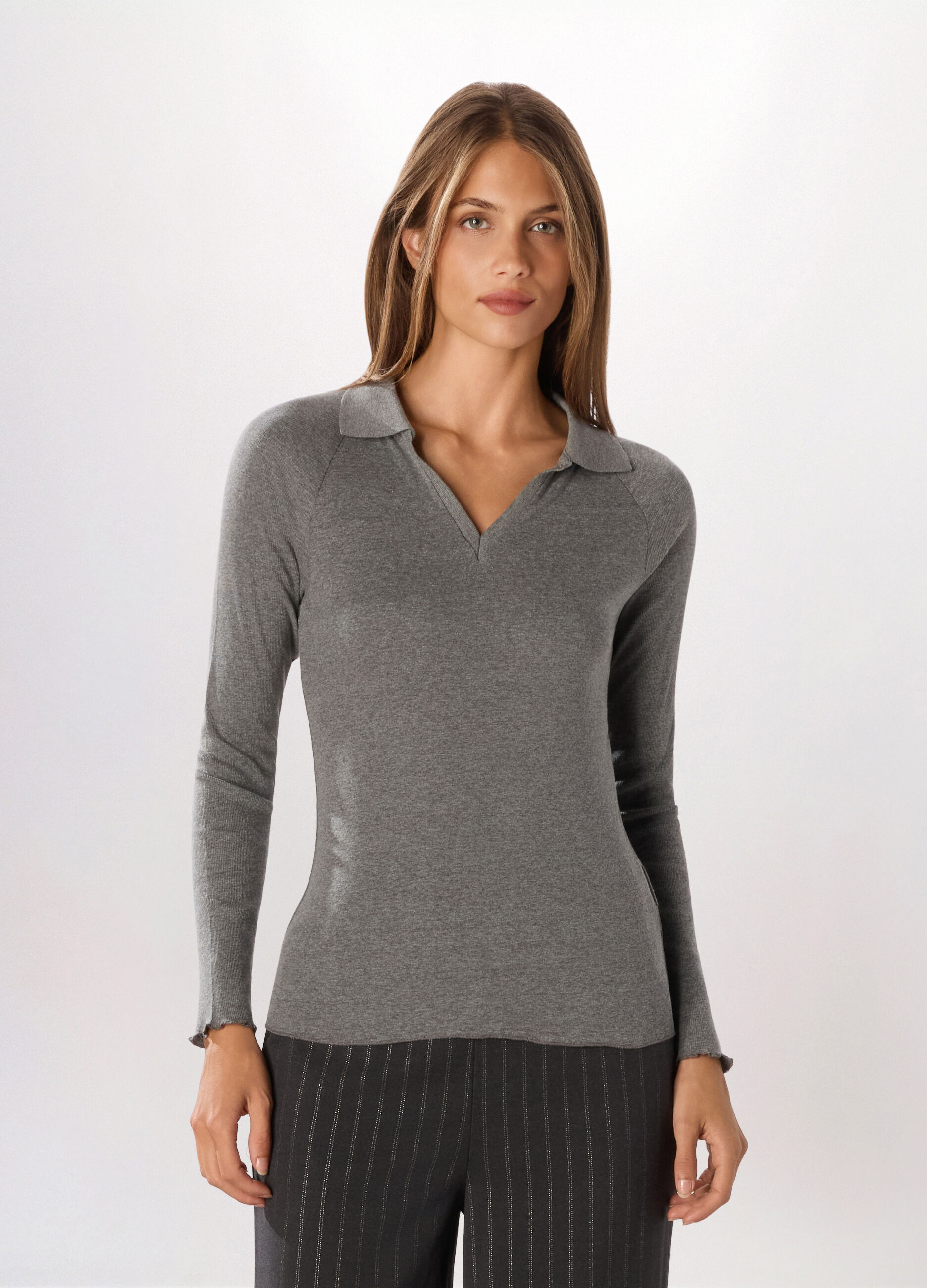 Polo in cotone donna_0