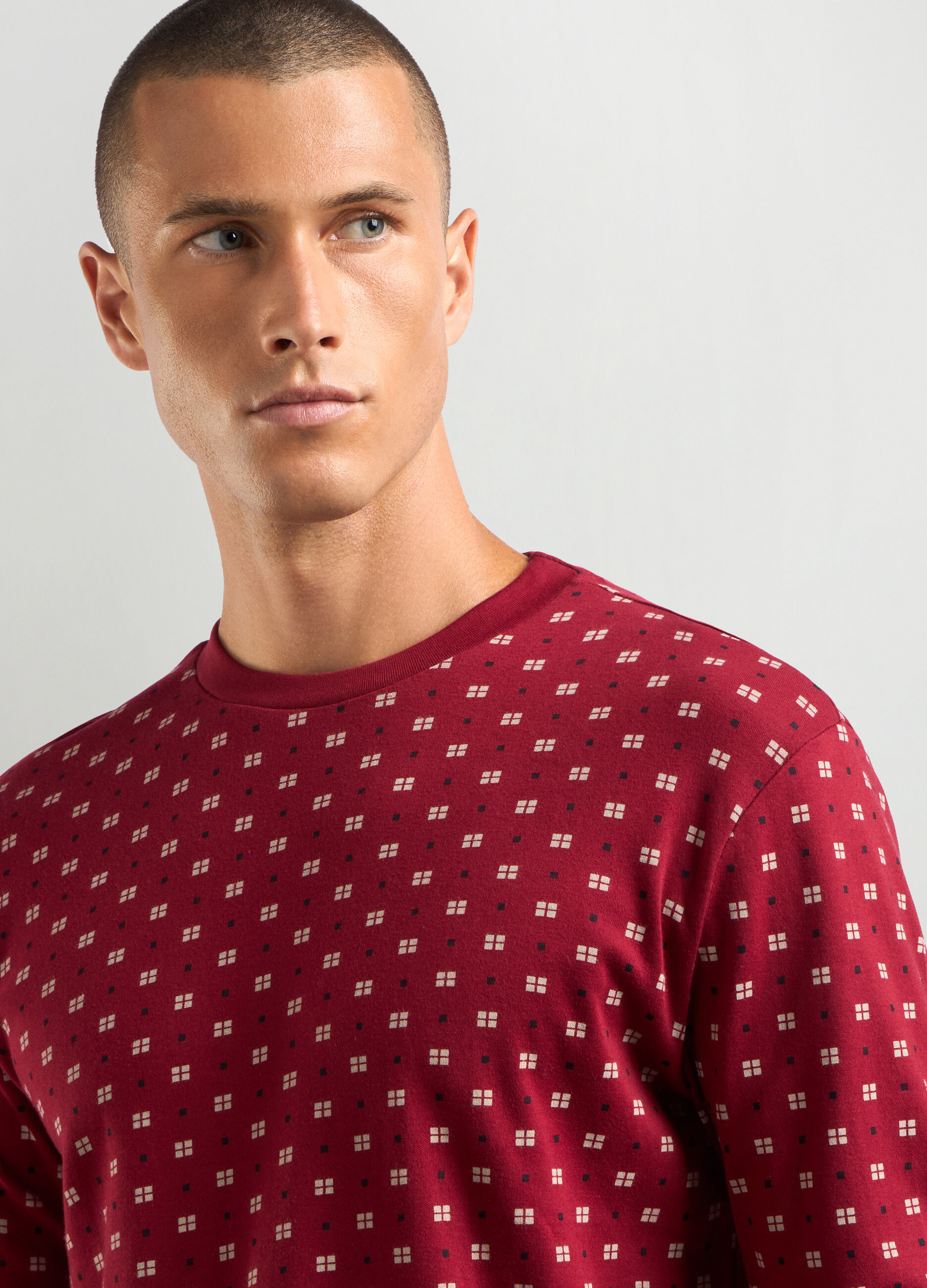 Set pigiama in interlock di puro cotone uomo_2