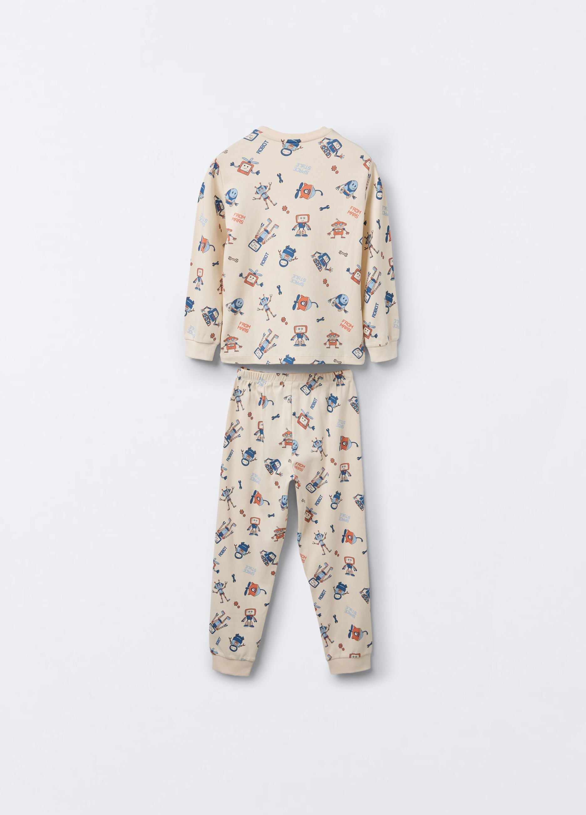 Set pigiama in interlock di puro cotone bambino_1
