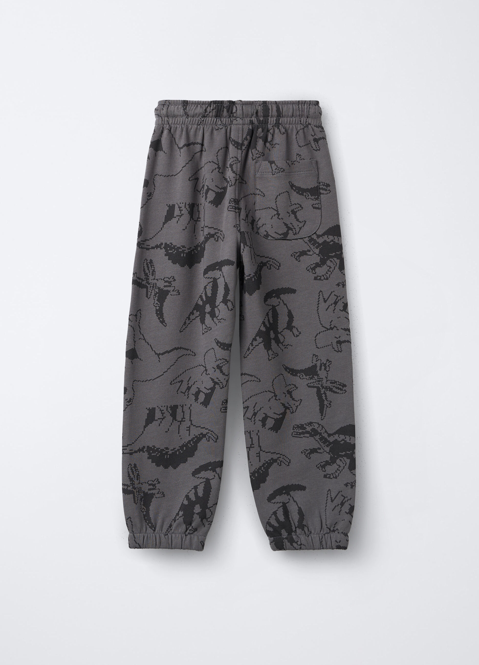 Jogger in puro cotone garzato Fit Regular bambino_1
