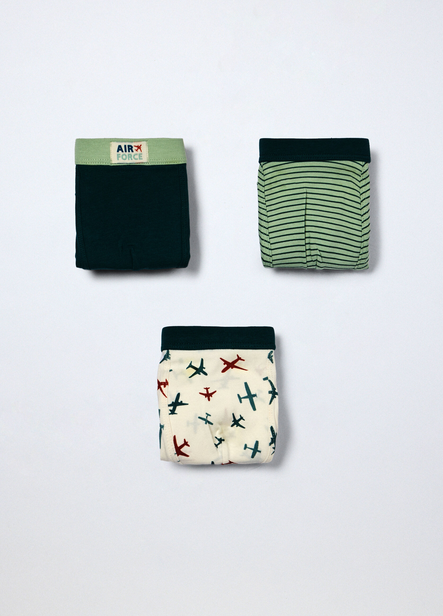 Pack 3 boxer in jersey di cotone stretch bambino_0