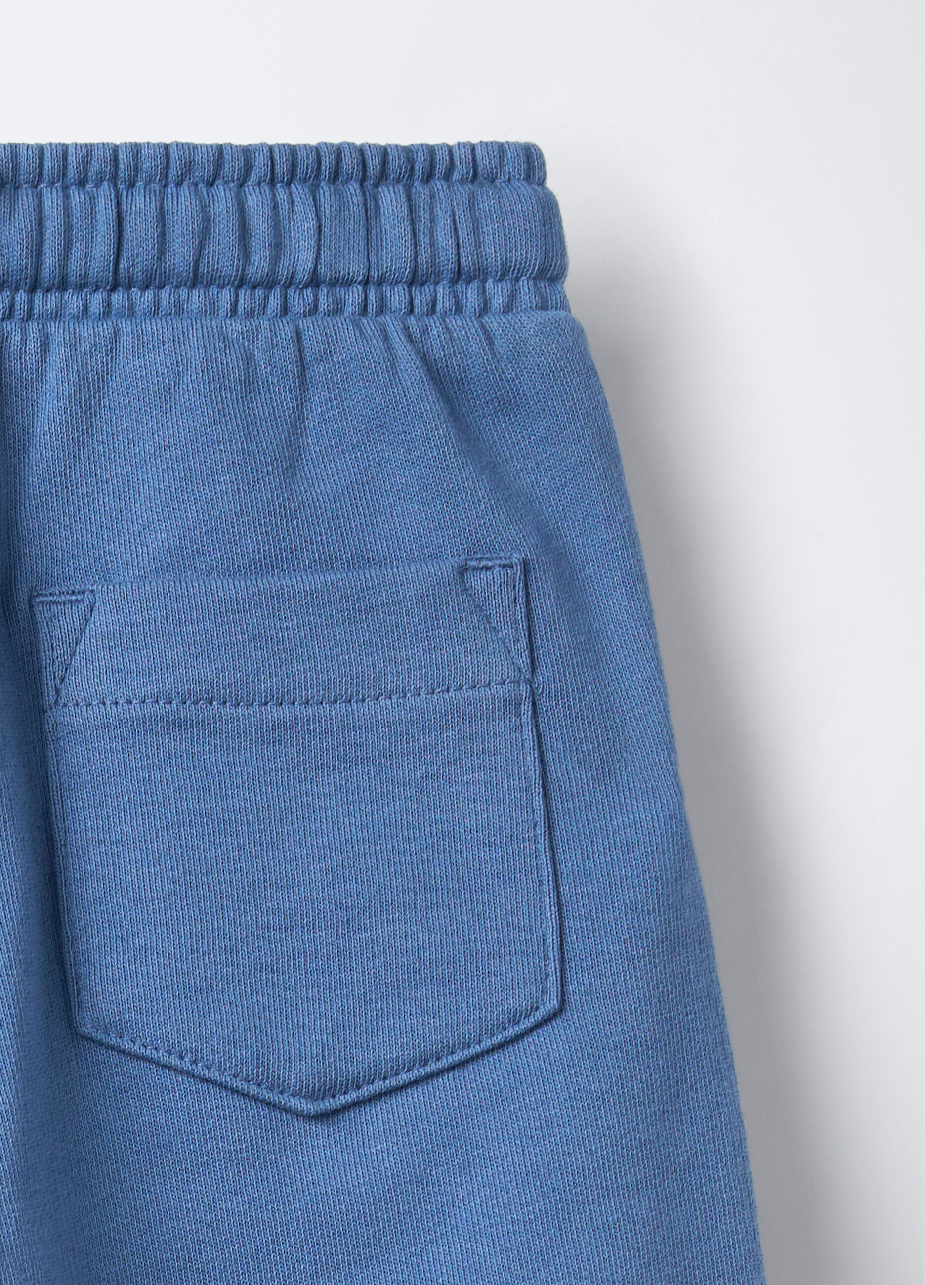 Jogger in puro cotone garzato Comfort Fit bimbo_2