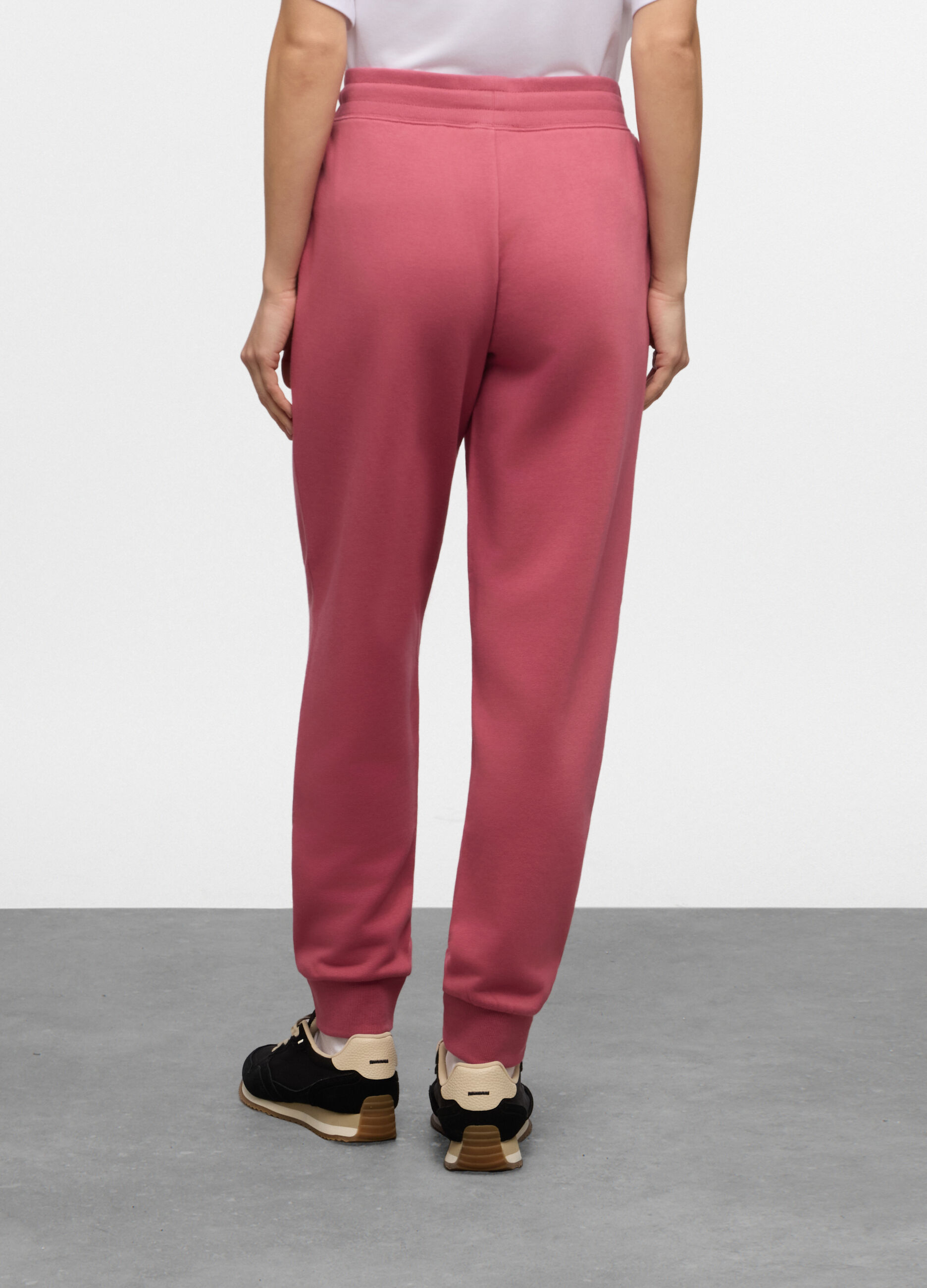 Jogger regular fit in french terry misto cotone donna
