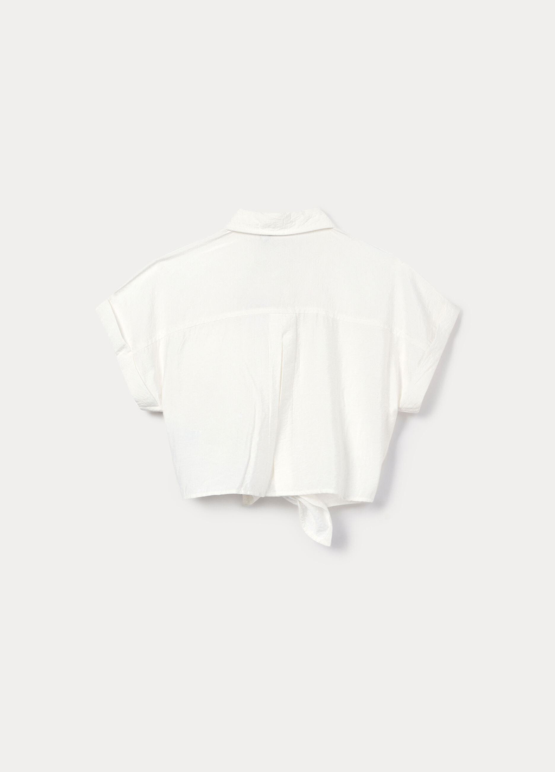 Camicia crepe misto viscosa ragazza_1