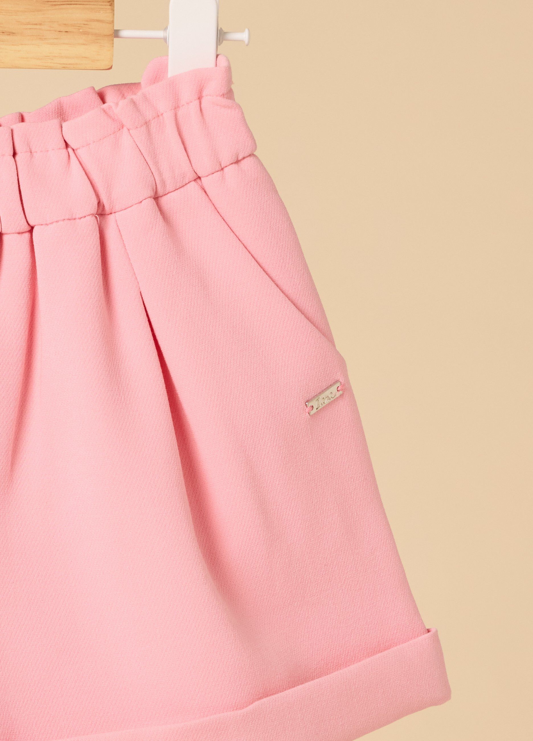 Shorts IANA in misto viscosa stretch bambina_1