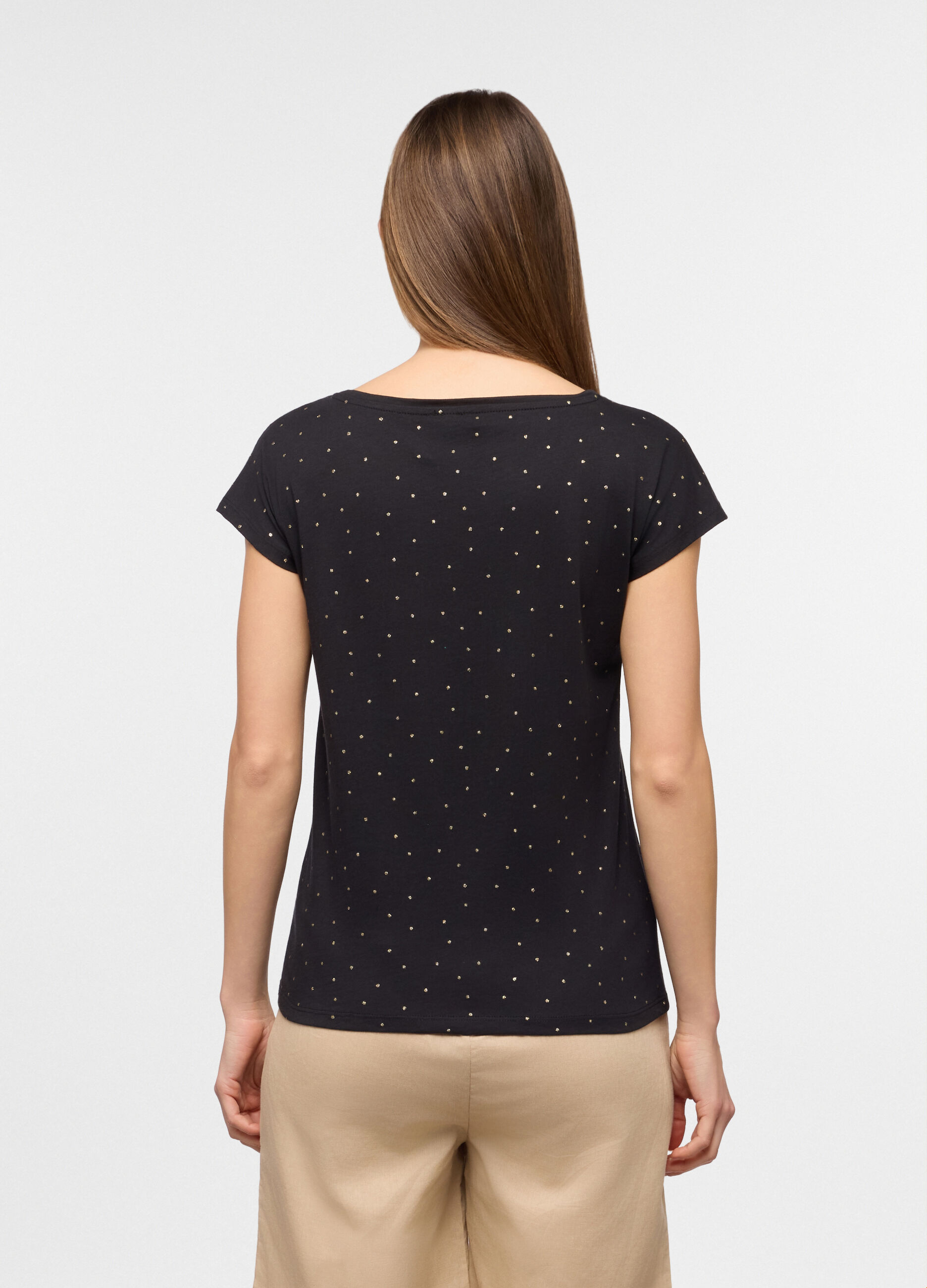 T-shirt girocollo donna_1