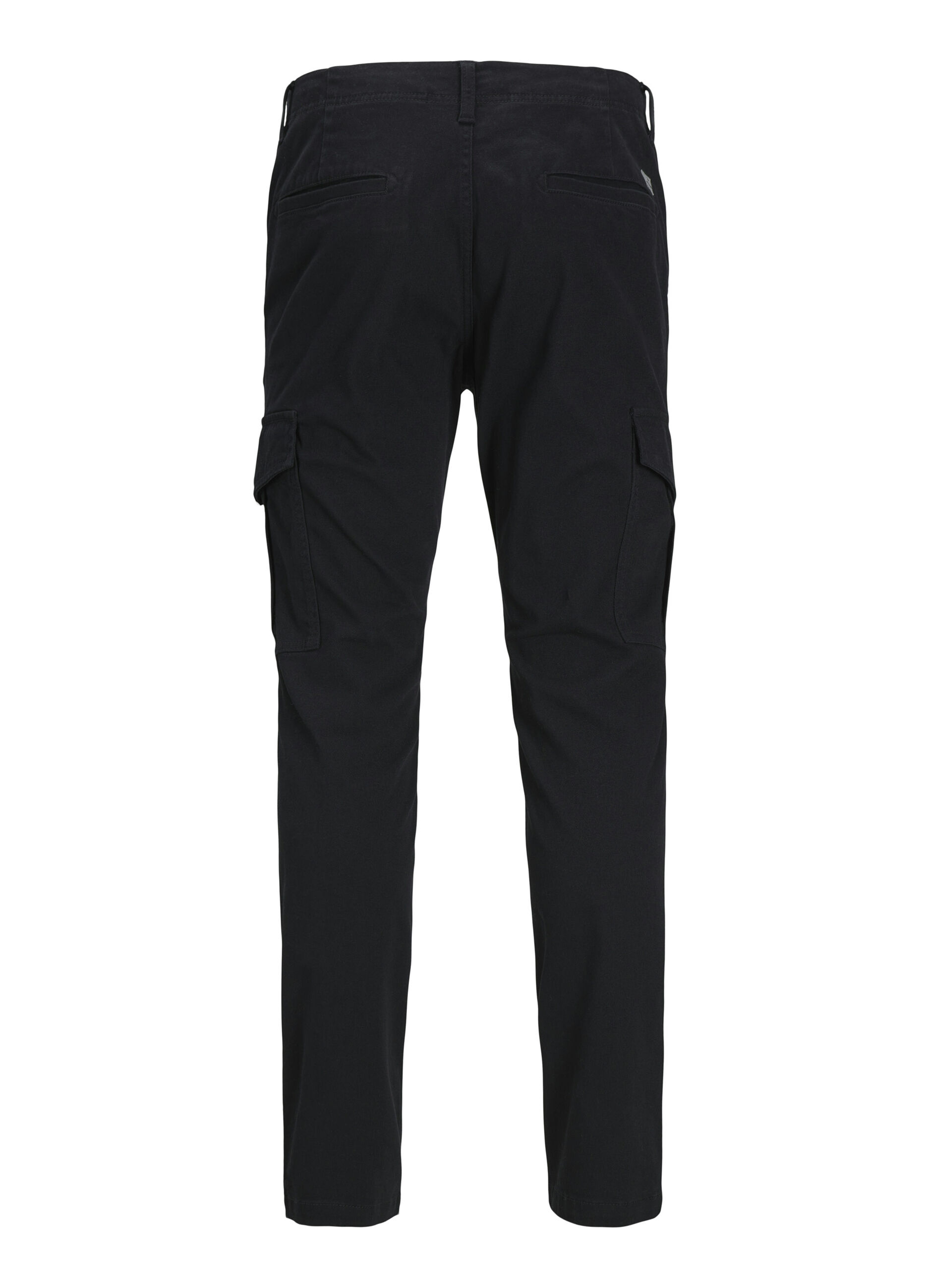 Pantaloni slim fit cargo in twill di cotone uomo_4