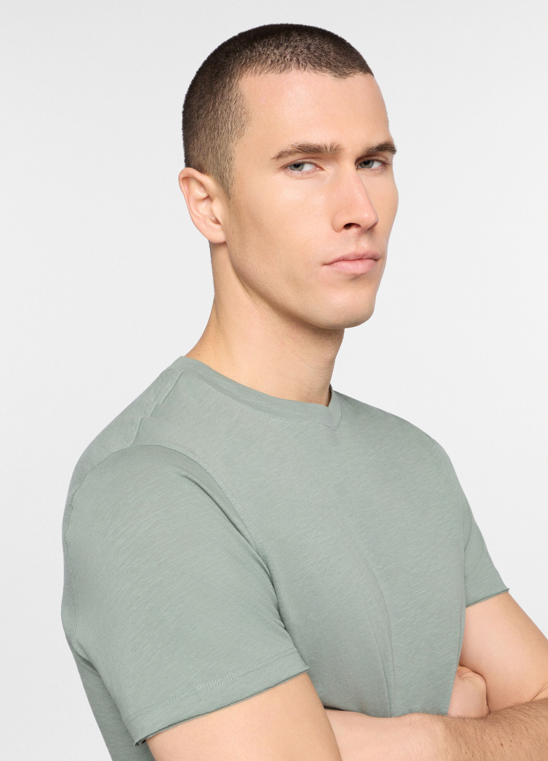 T-shirt slim fit in jersey uomo_2