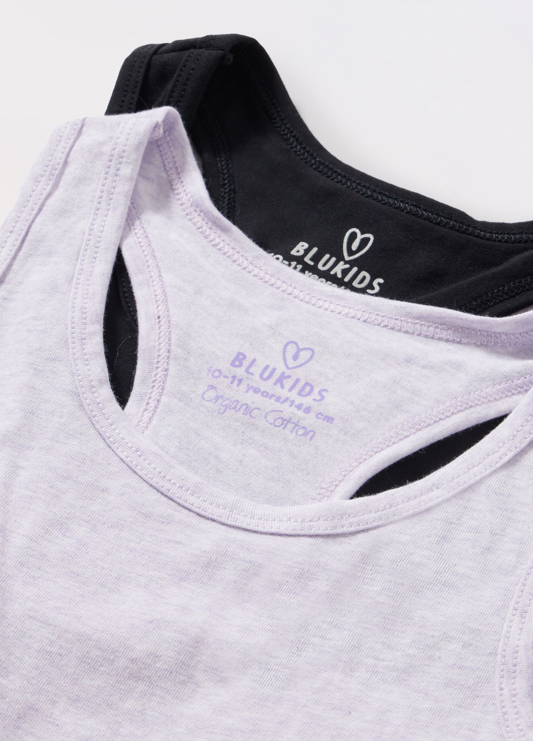 Pack 2 reggiseni sportivi in cotone stretch ragazza_1