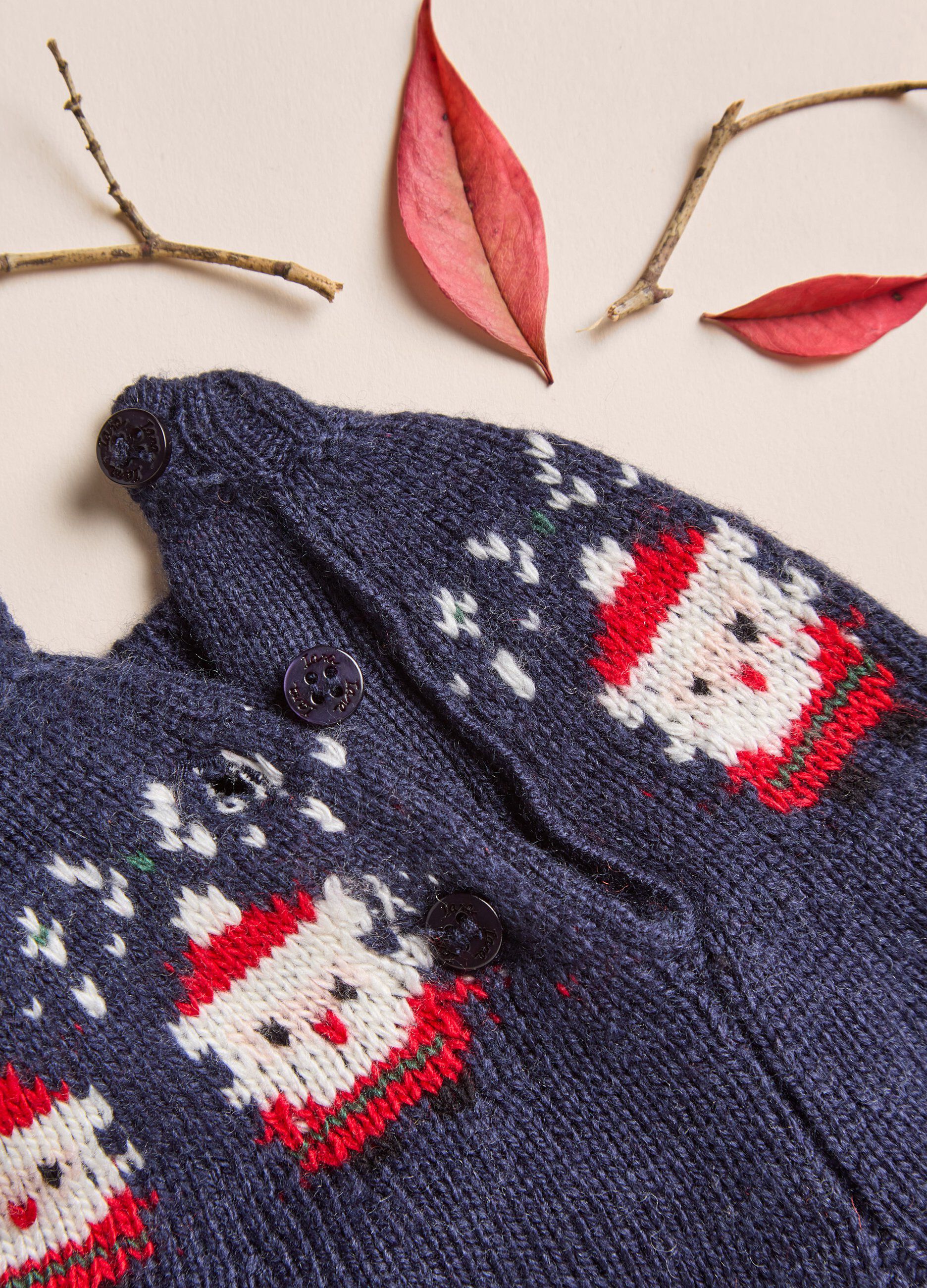 Maglioncino in misto lana merino IANA neonato