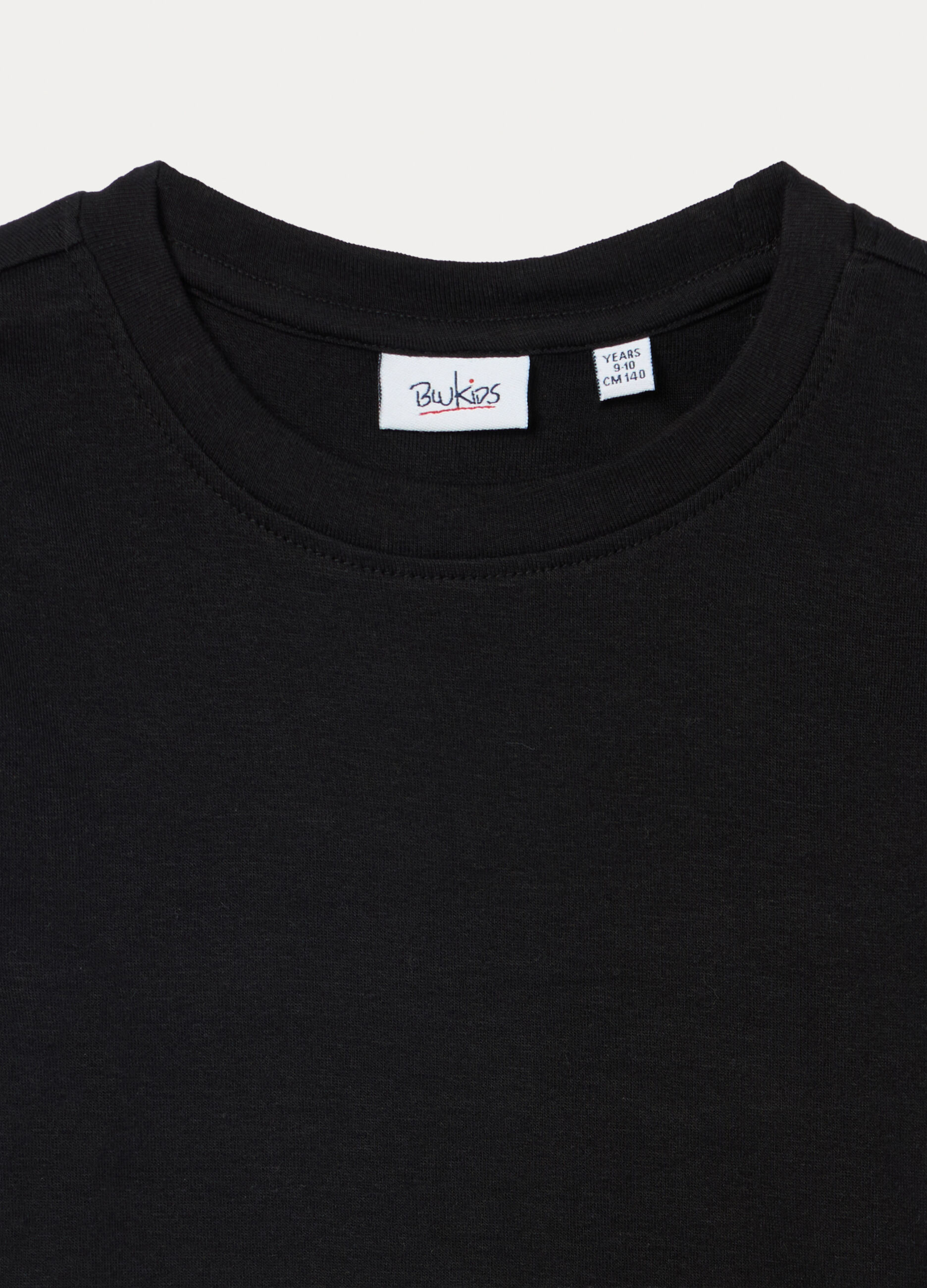 T-shirt in costina di cotone stretch ragazza_2