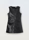 Vestito in eco pelle ragazza_0