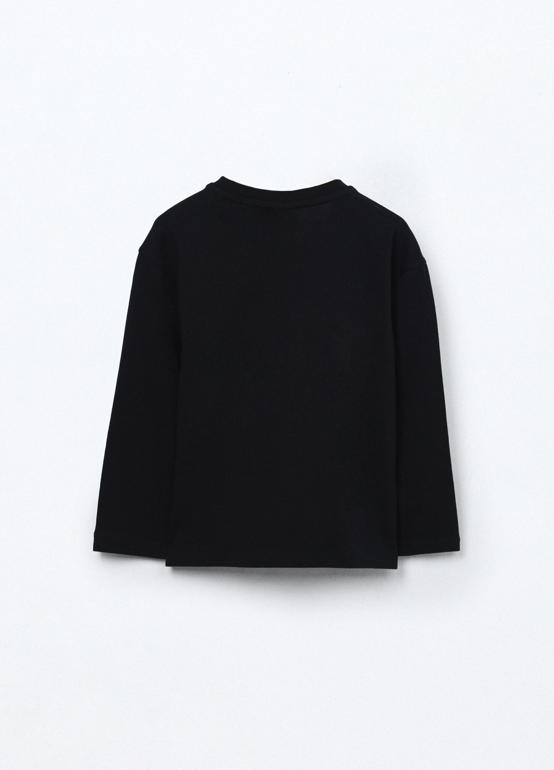 T-shirt a maniche lunghe in puro cotone jersey bambino_1