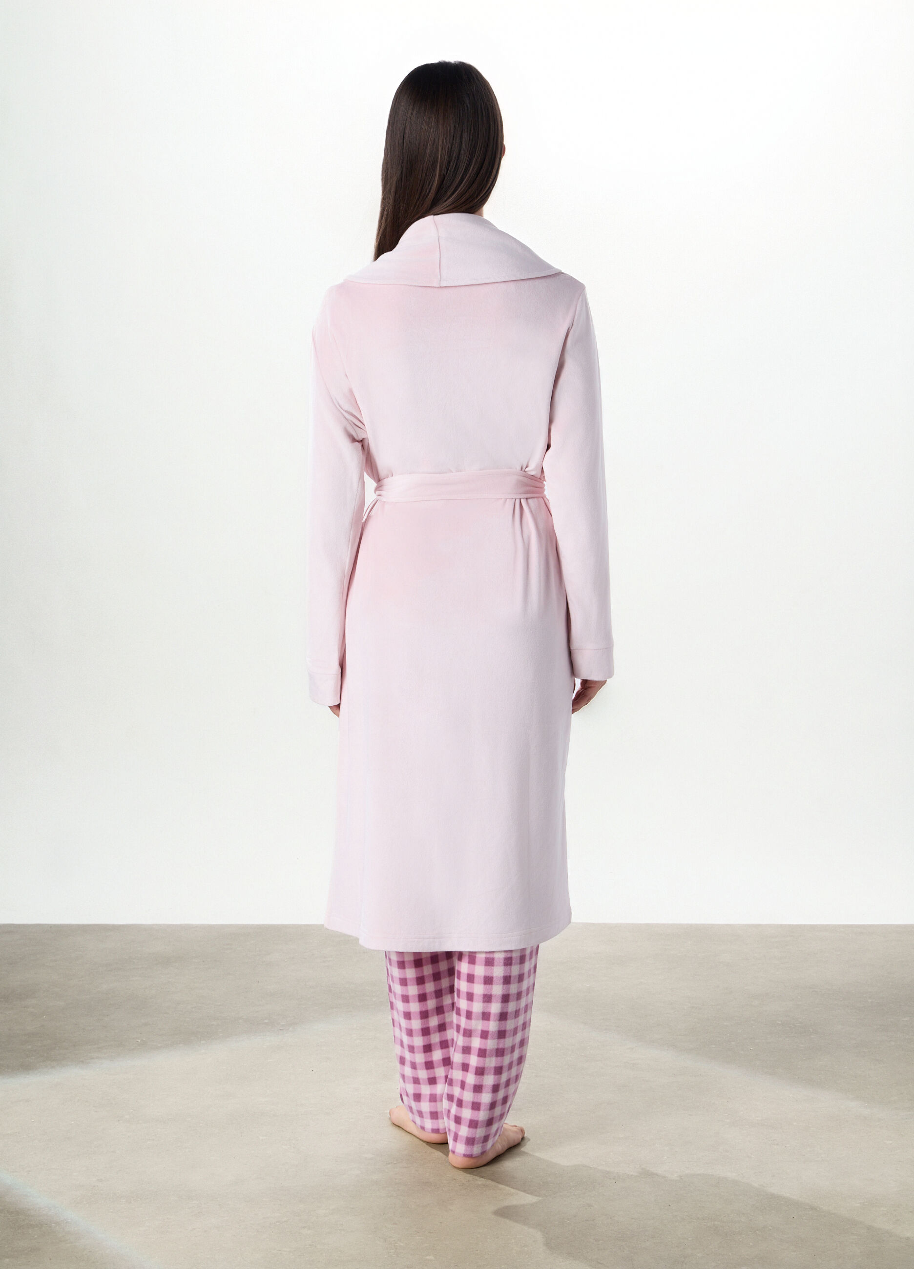 Vestaglia in coral fleece donna_1