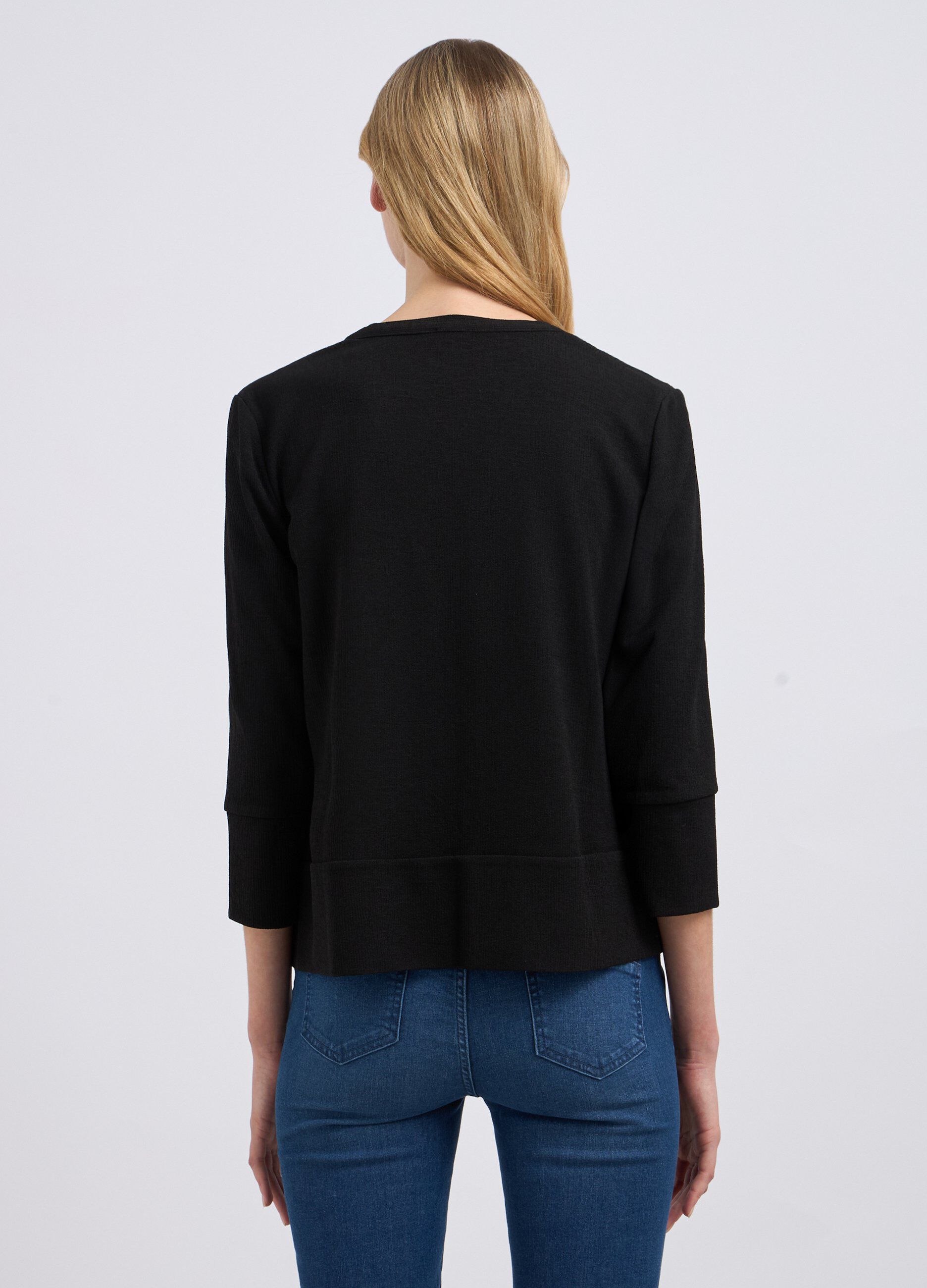 Cardigan in tinta unita donna_1