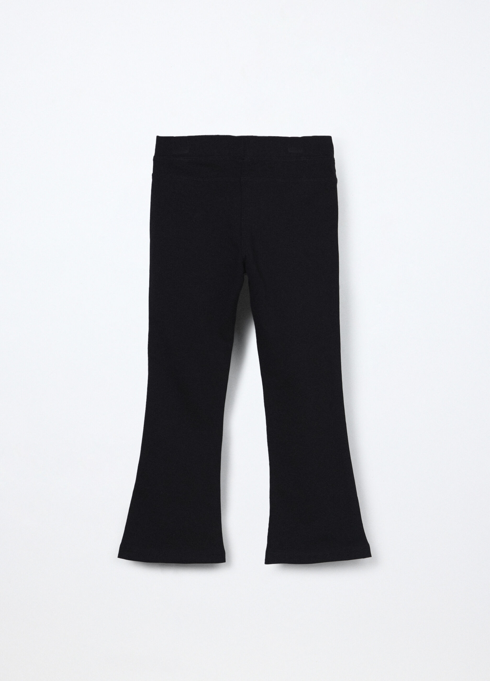 Treggings flare fit in cotone stretch bambina_1