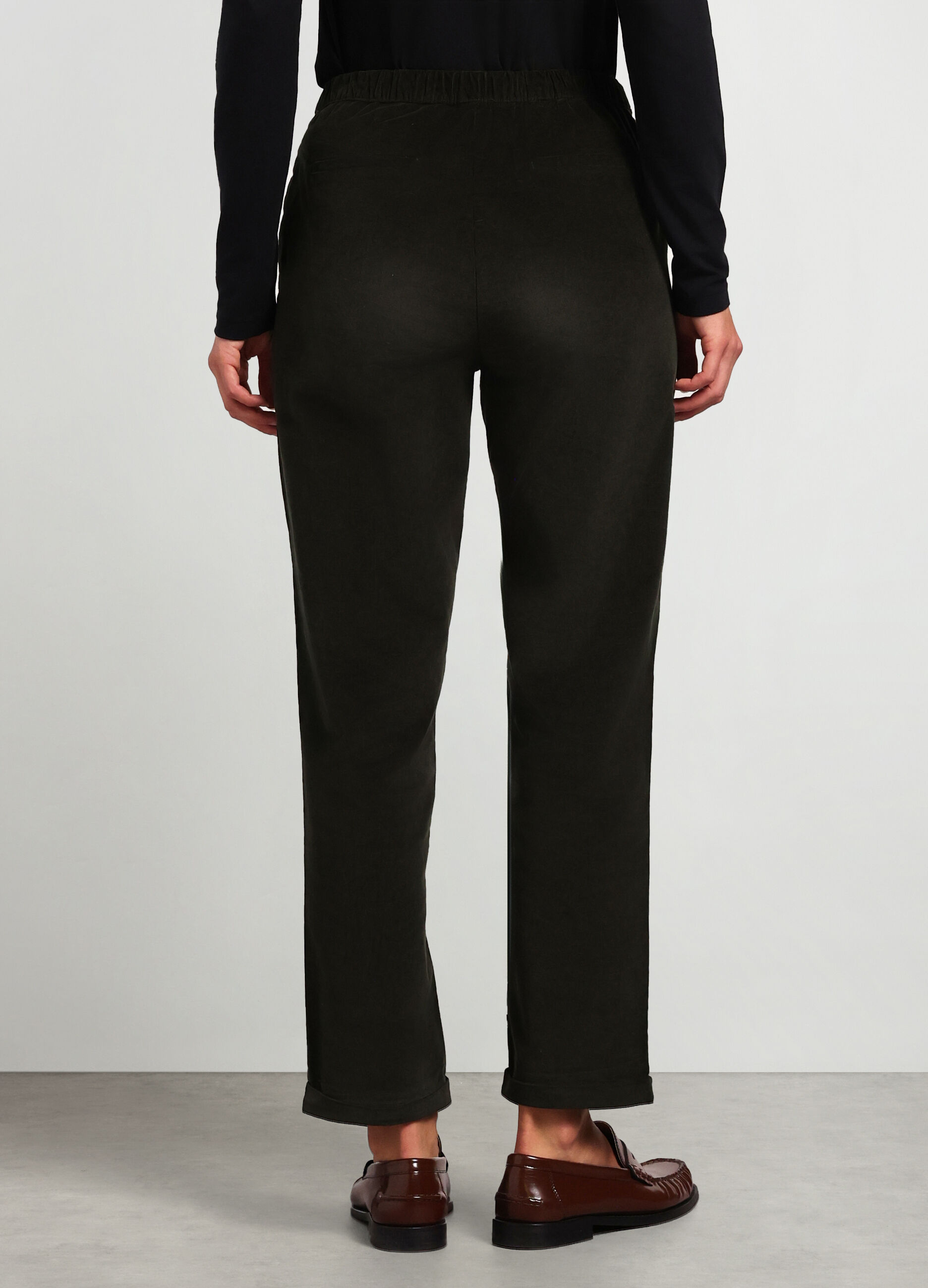 Jogger in cotone stretch donna_1