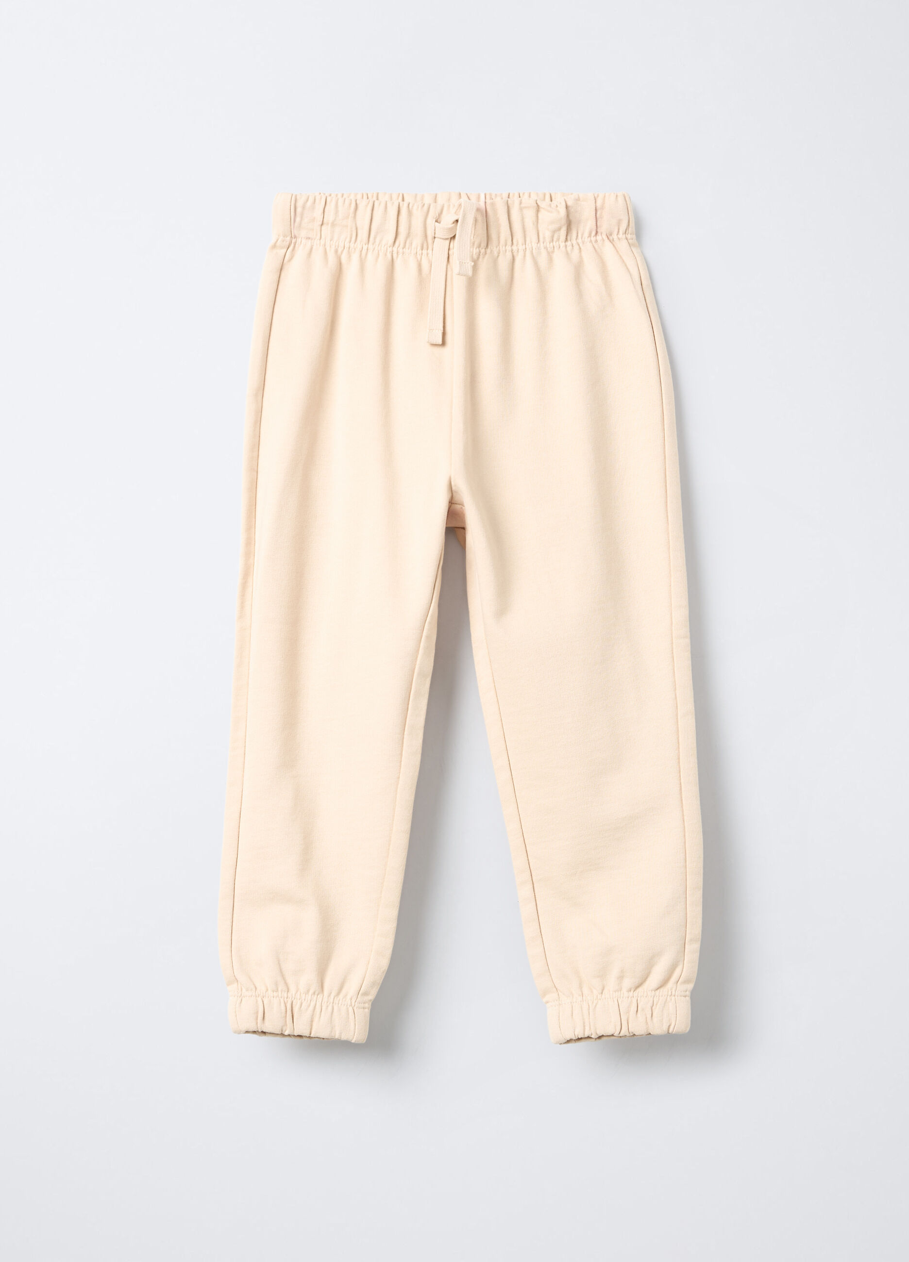 Jogger in puro cotone garzato Comfort Fit bimbo_0