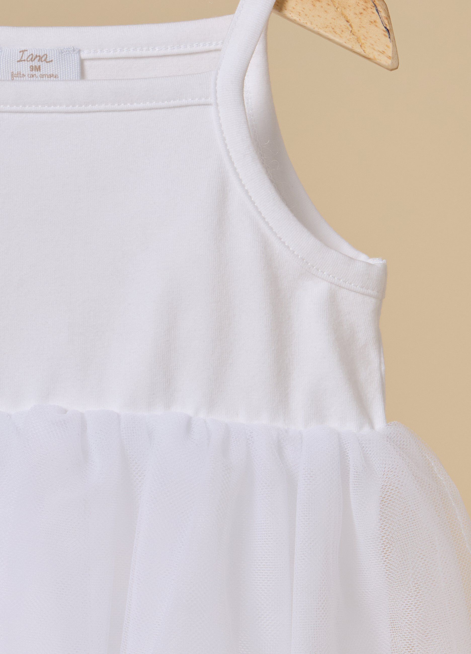 Vestitino IANA con gonna in tulle neonata_1