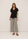 Pantaloni in cotone seersucker donna_0