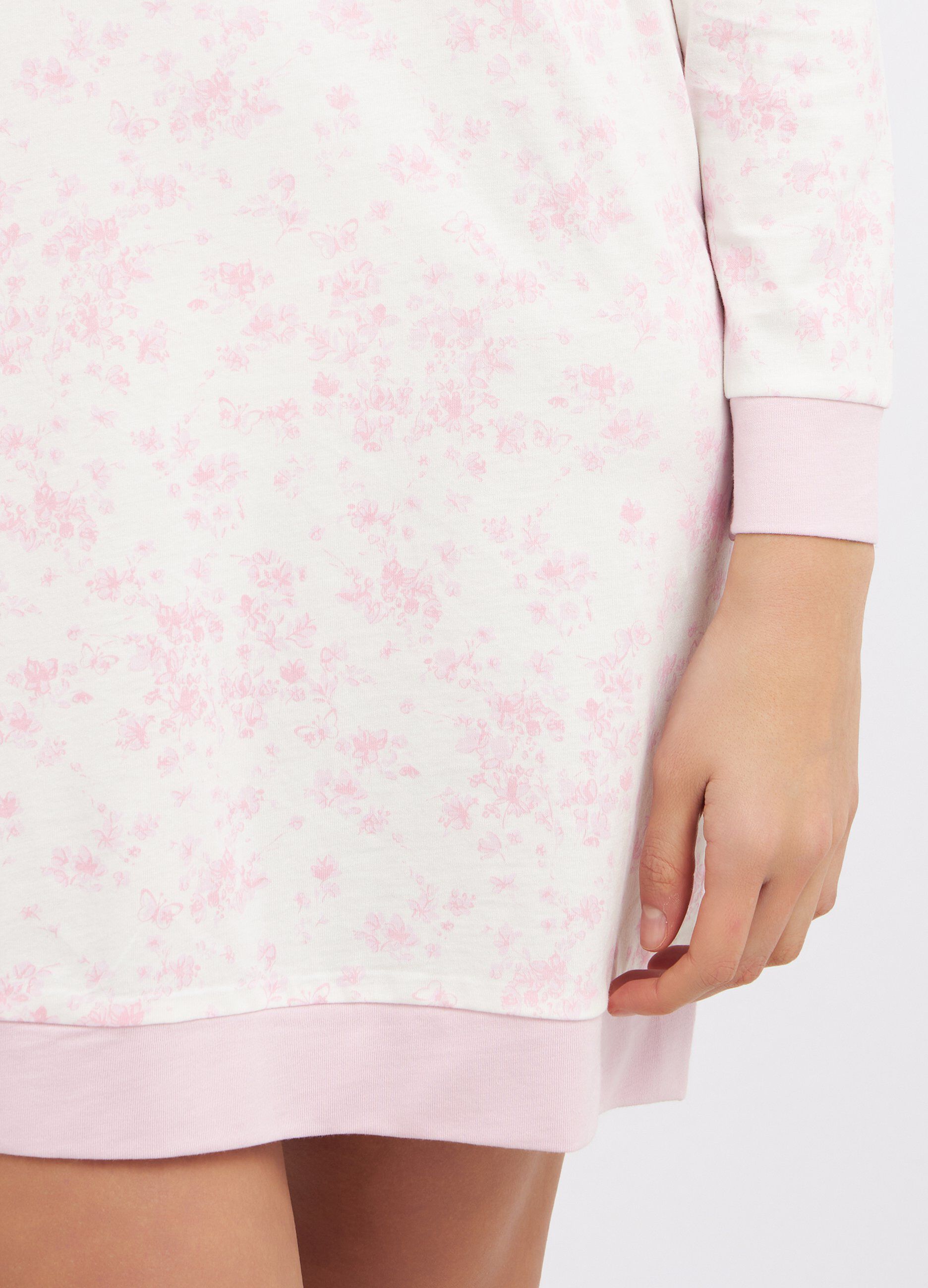 Camicia da notte in misto cotone donna_2