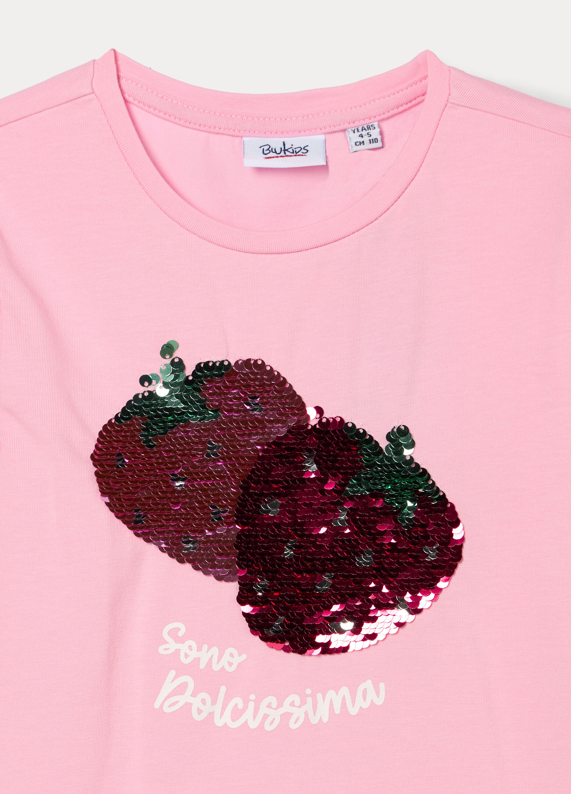 T-shirt in jersey di cotone stretch bambina_2