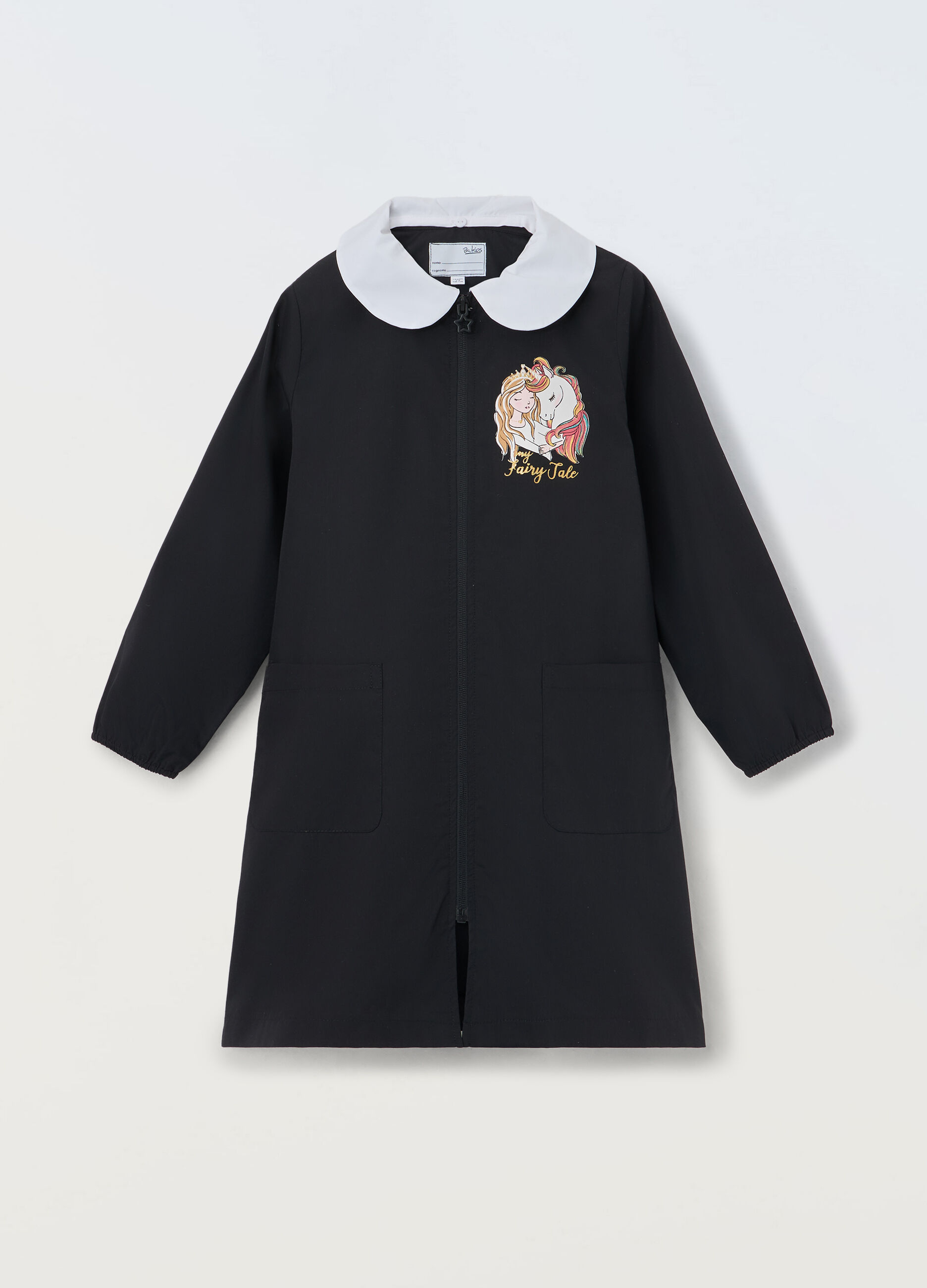Grembiule full zip bambina_0