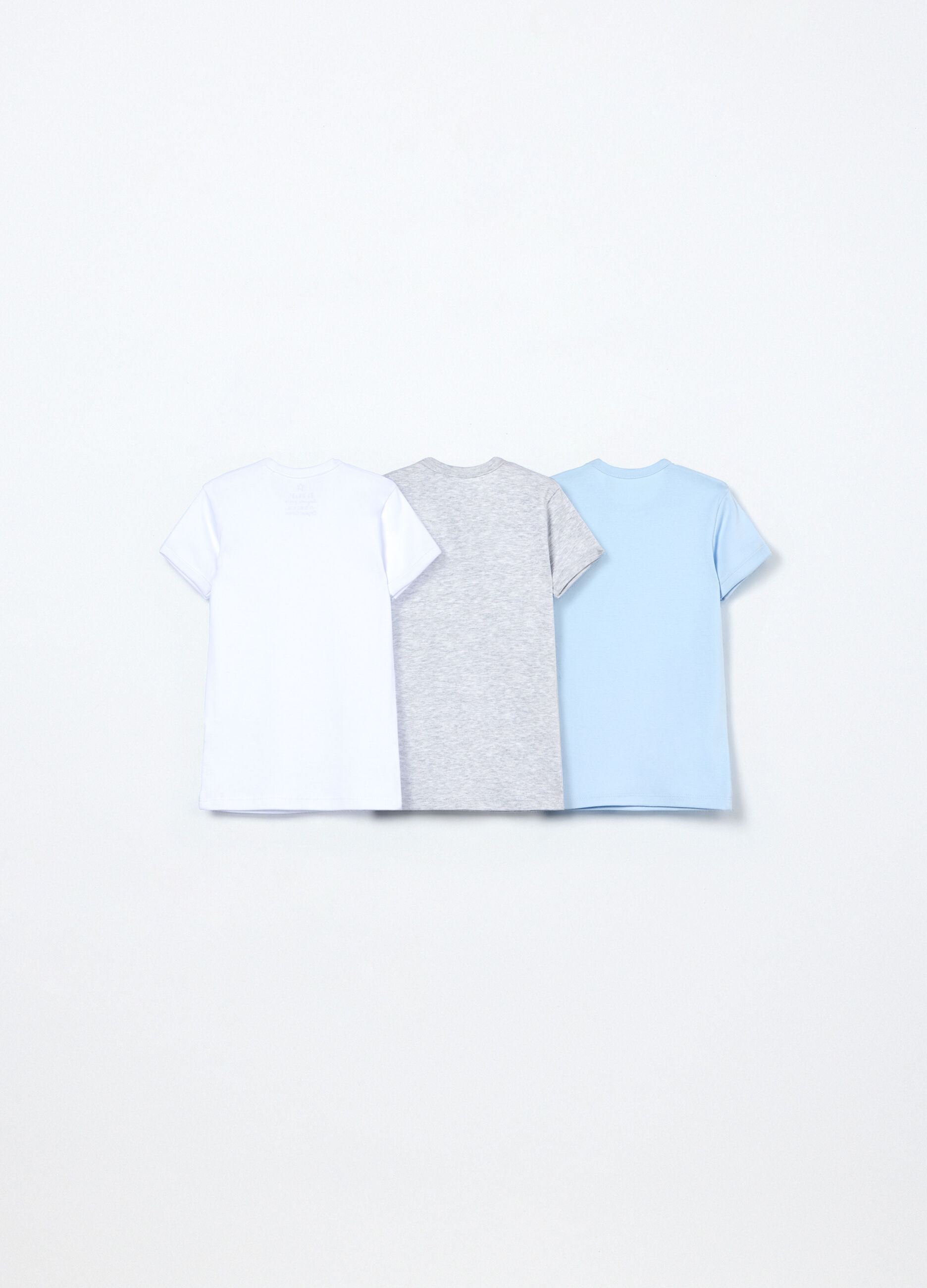 Pack 3 t-shirt intime in costina di puro cotone neonato_1
