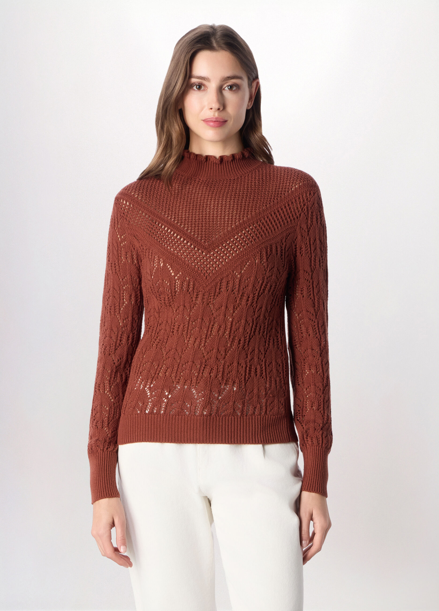 Pullover misto cotone donna_0