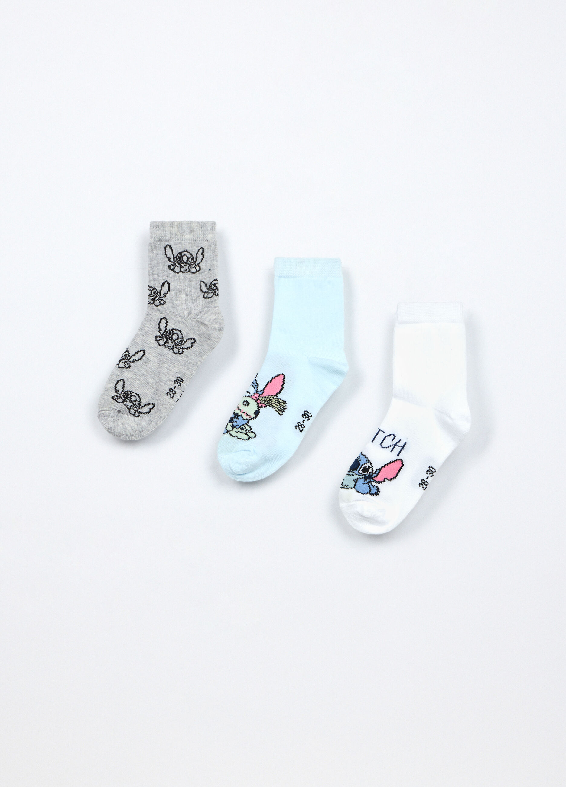 Pack 3 calze corte misto cotone bambina_1