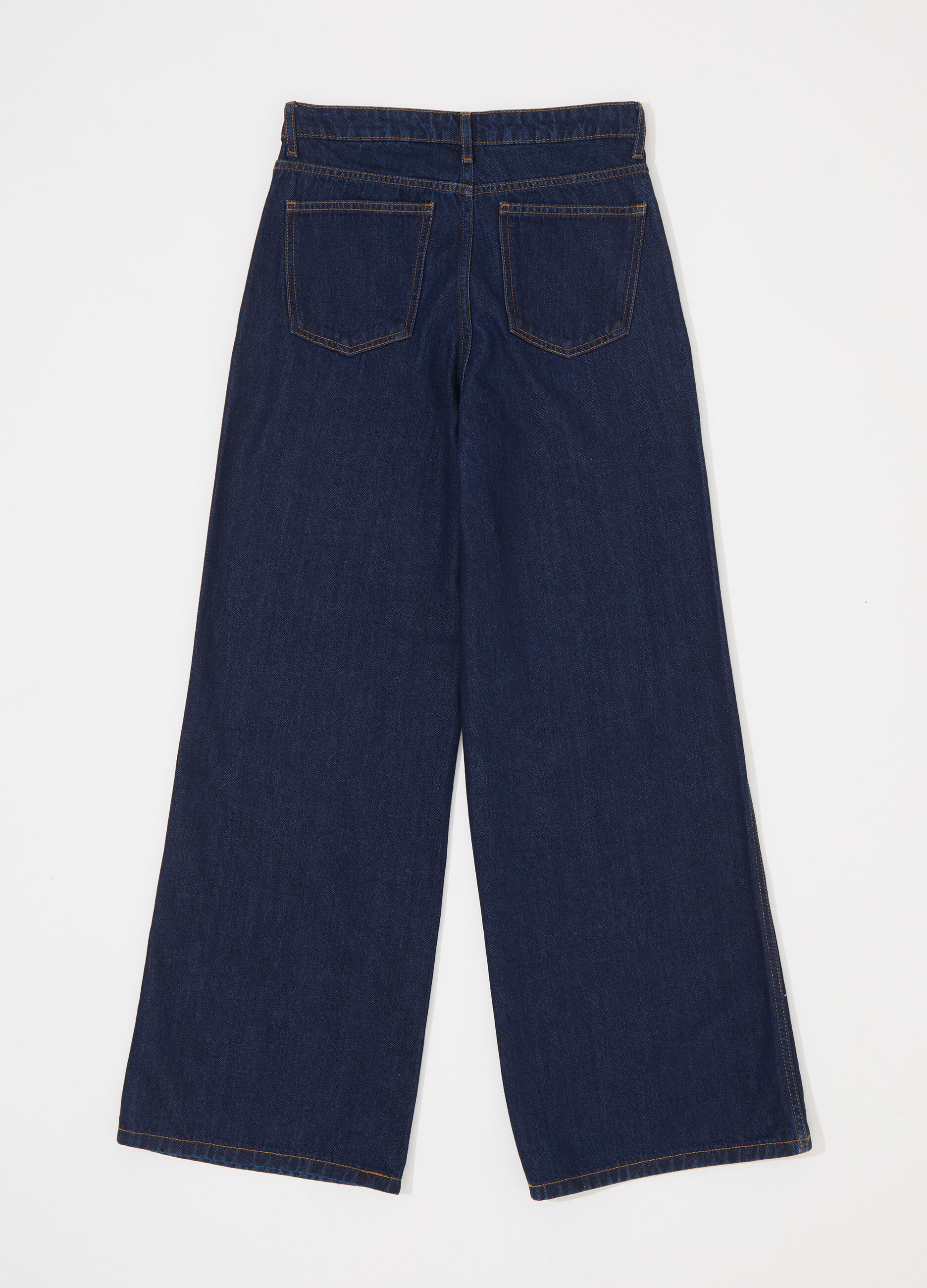 Pantalone denim flare fit donna_5