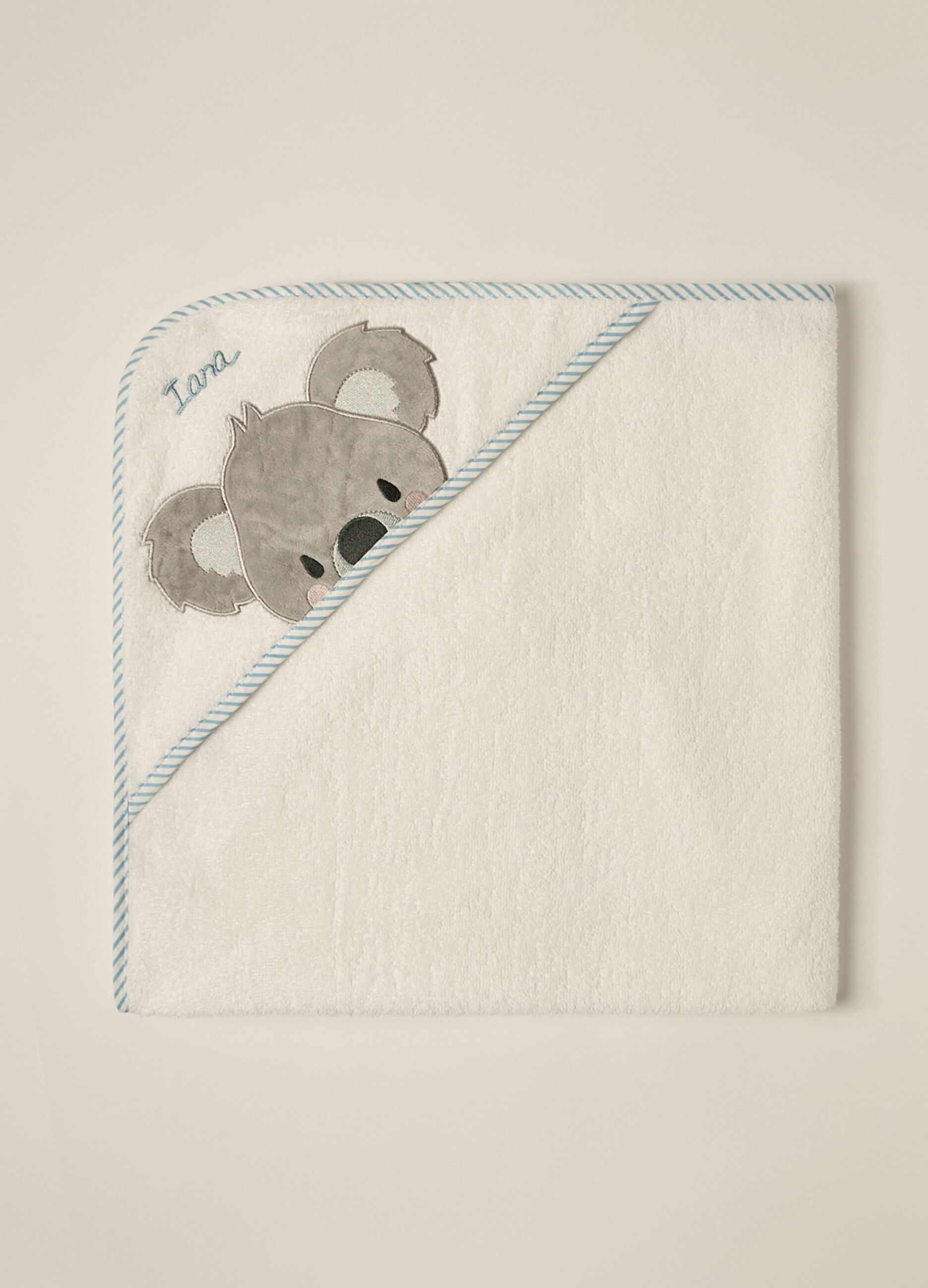 Asciugamano con angolo IANA neonato_0