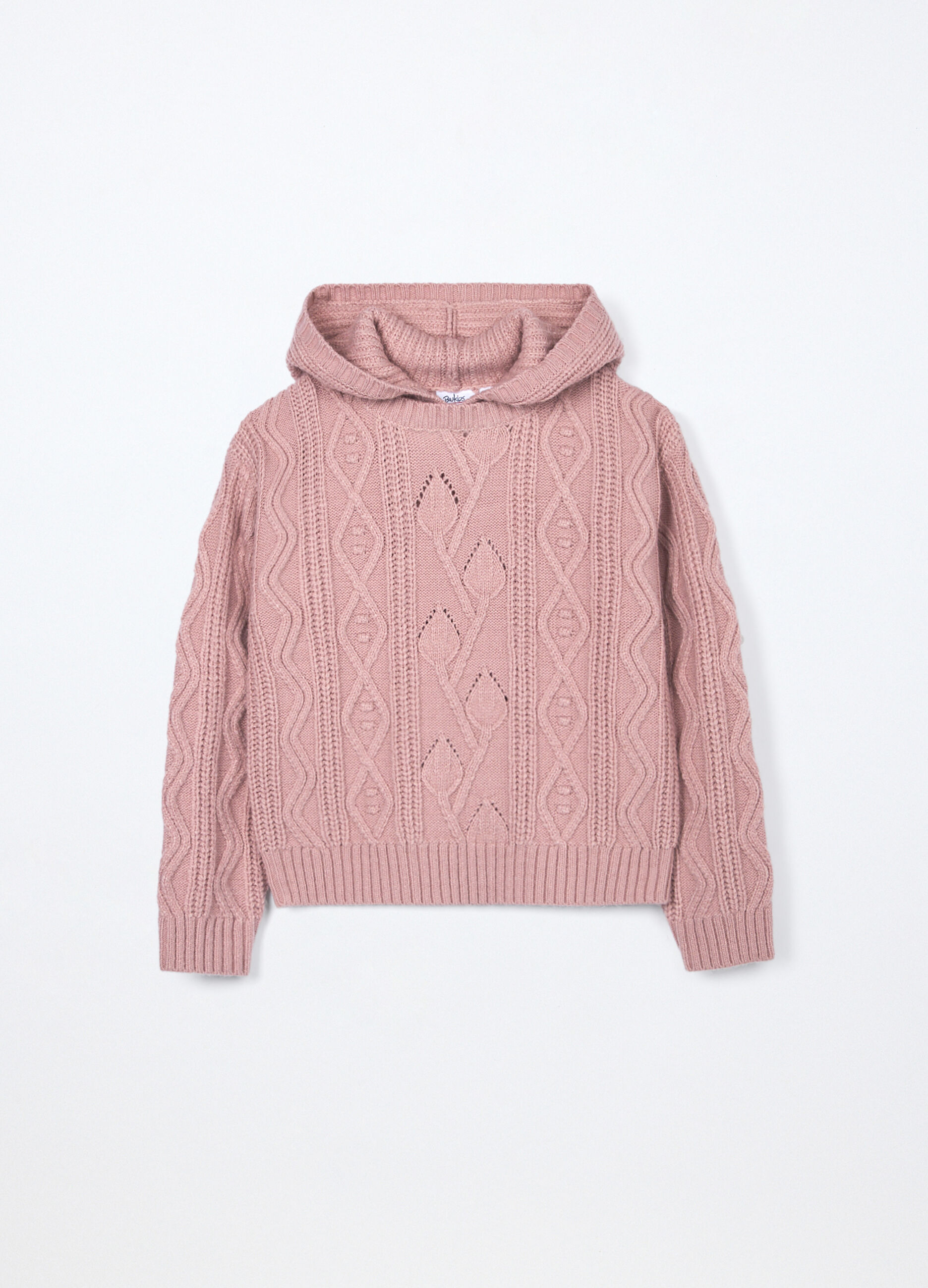 Tricot con cappuccio ragazza_0