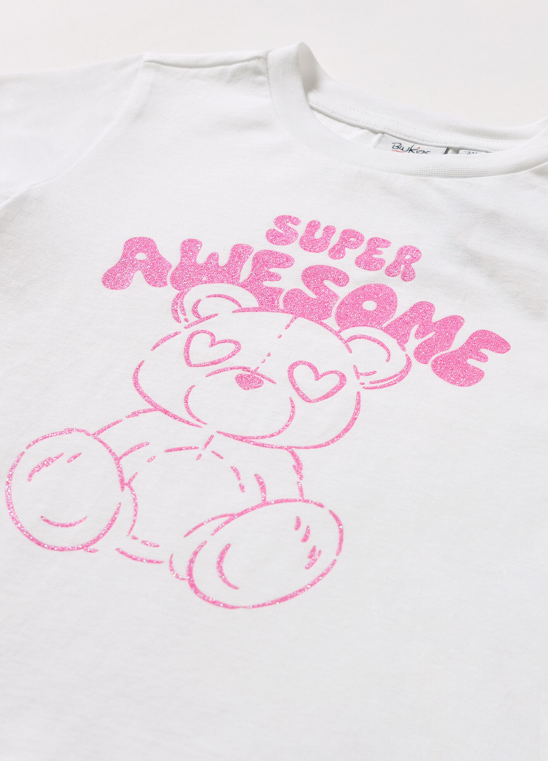 T-shirt in jersey di puro cotone bambina_1