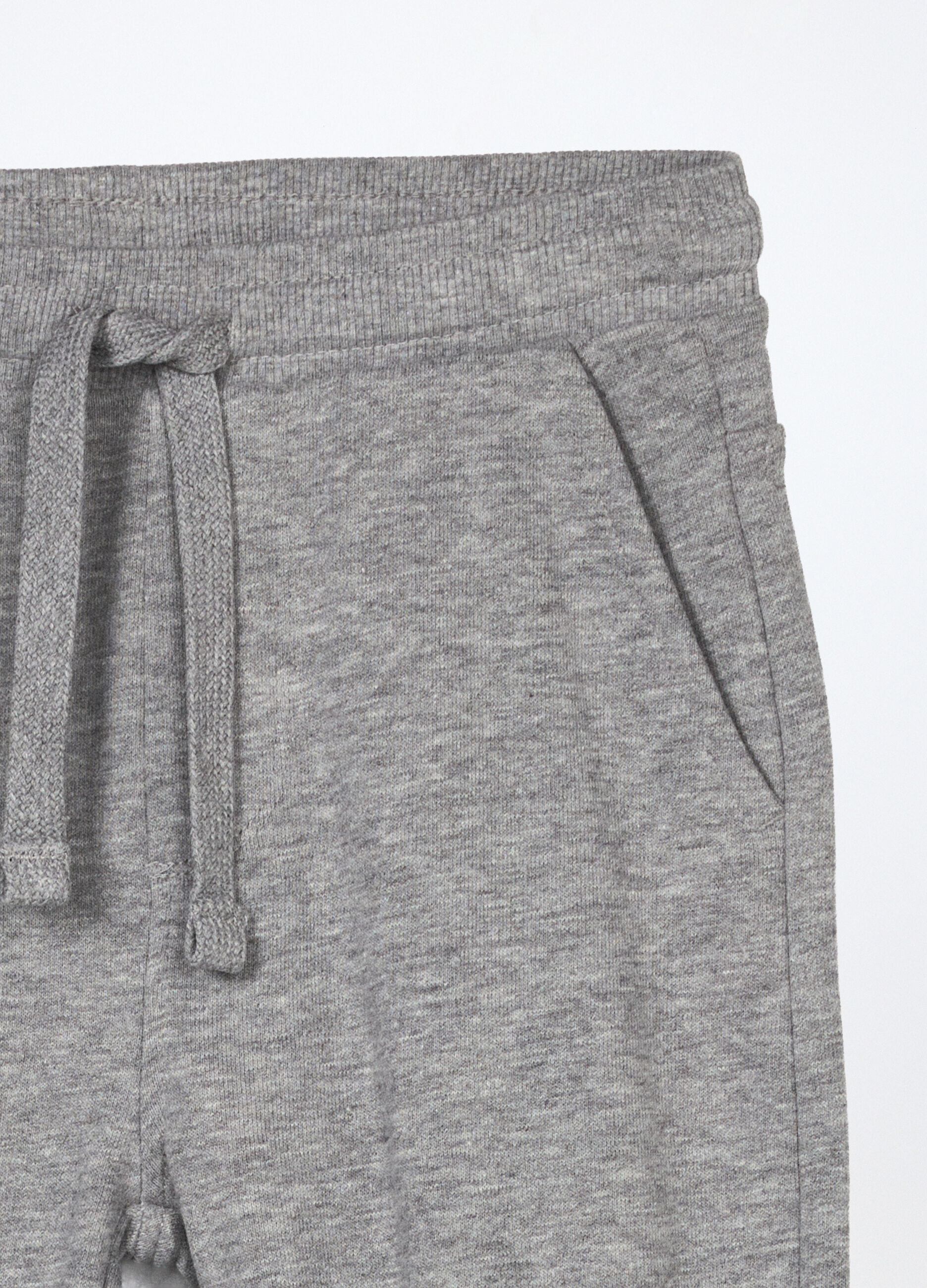 Jogger misto cotone fleece bambino_2