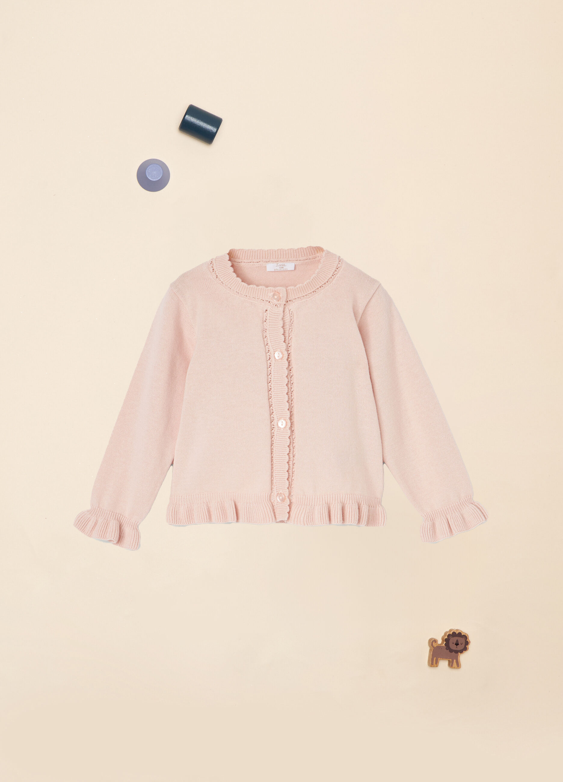 Cardigan in puro cotone IANA neonata_0