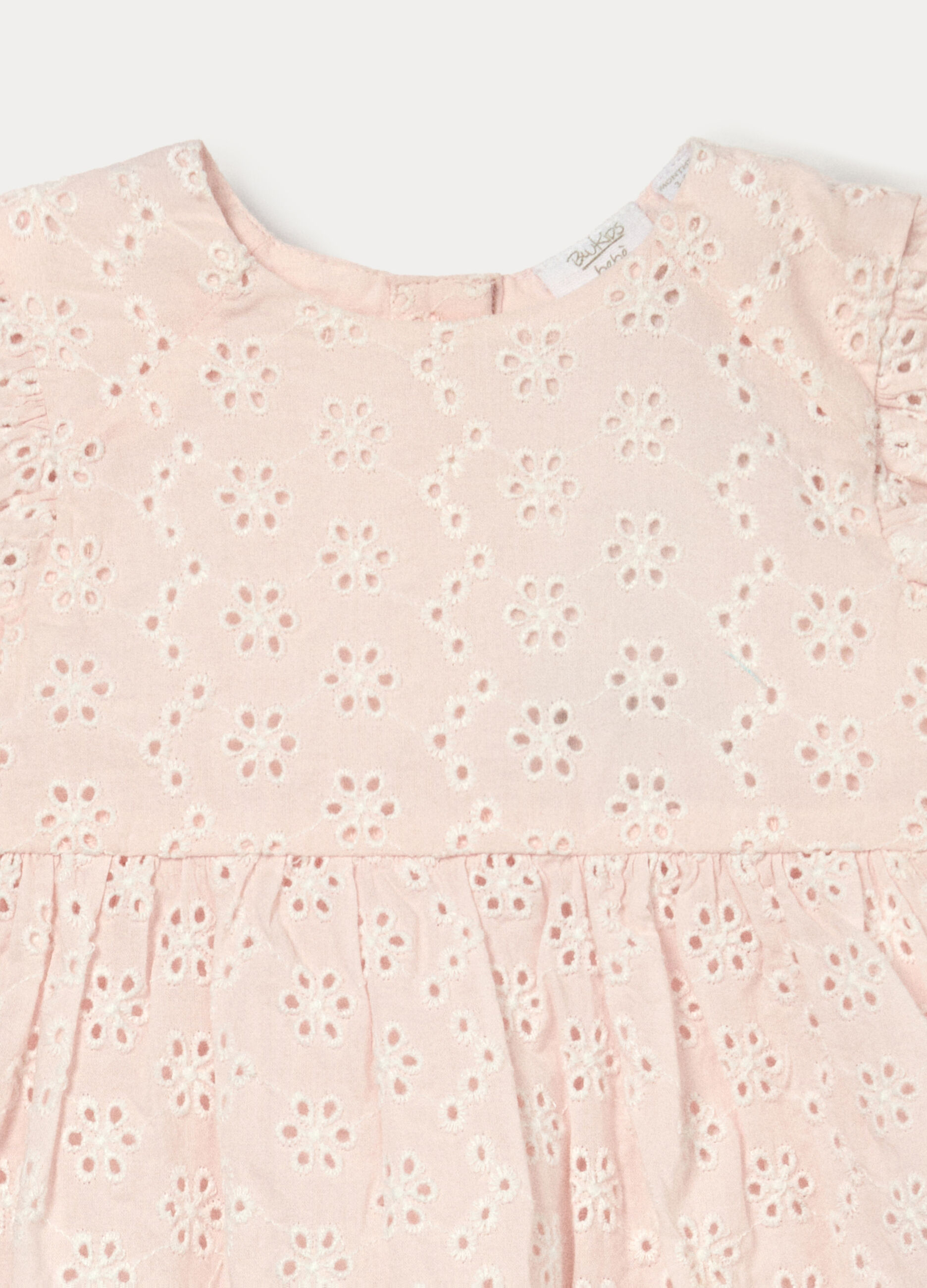 Set vestitino + culotte in puro cotone sangallo neonata_2